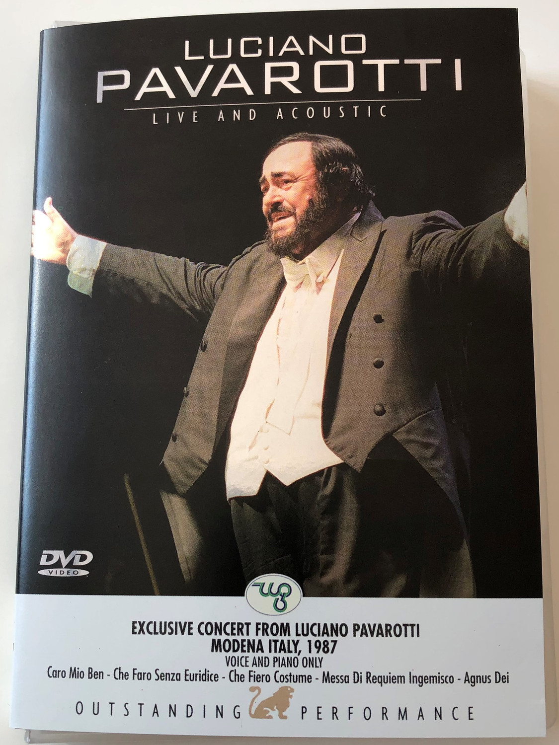 Luciano Pavarotti Live and Acoustic DVD 2005 Exclusive Concert