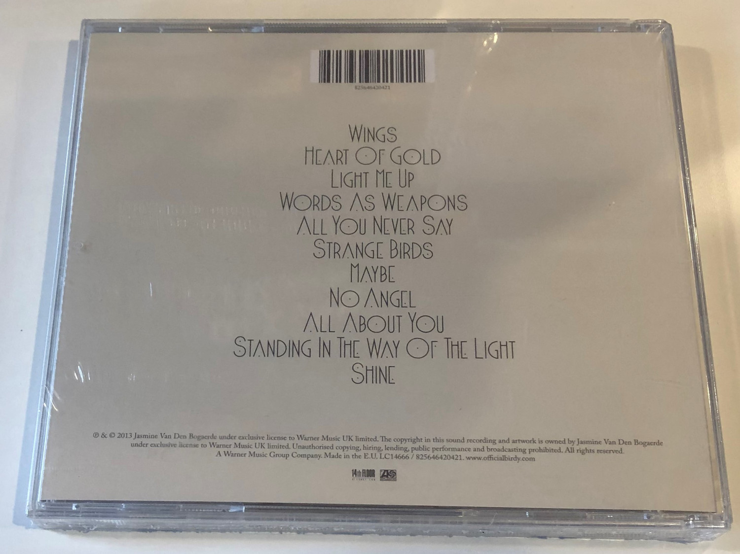 Birdy – Fire Within / 14th Floor Records ‎Audio CD - Bible in My