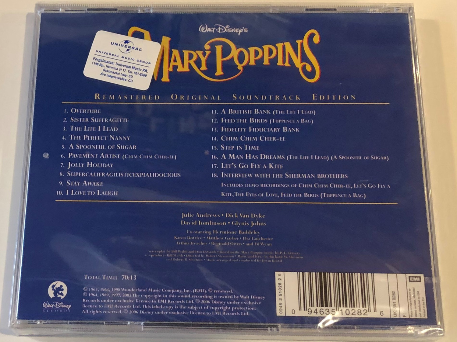 Walt Disney's Mary Poppins / Dick Van Dyke, Julie Andrews