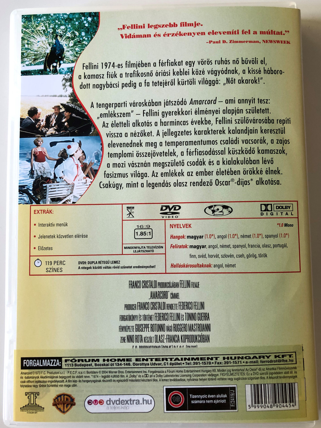 Amarcord | Rotten Tomatoes CAM Award Winning Titles Vol 5: Amarcord