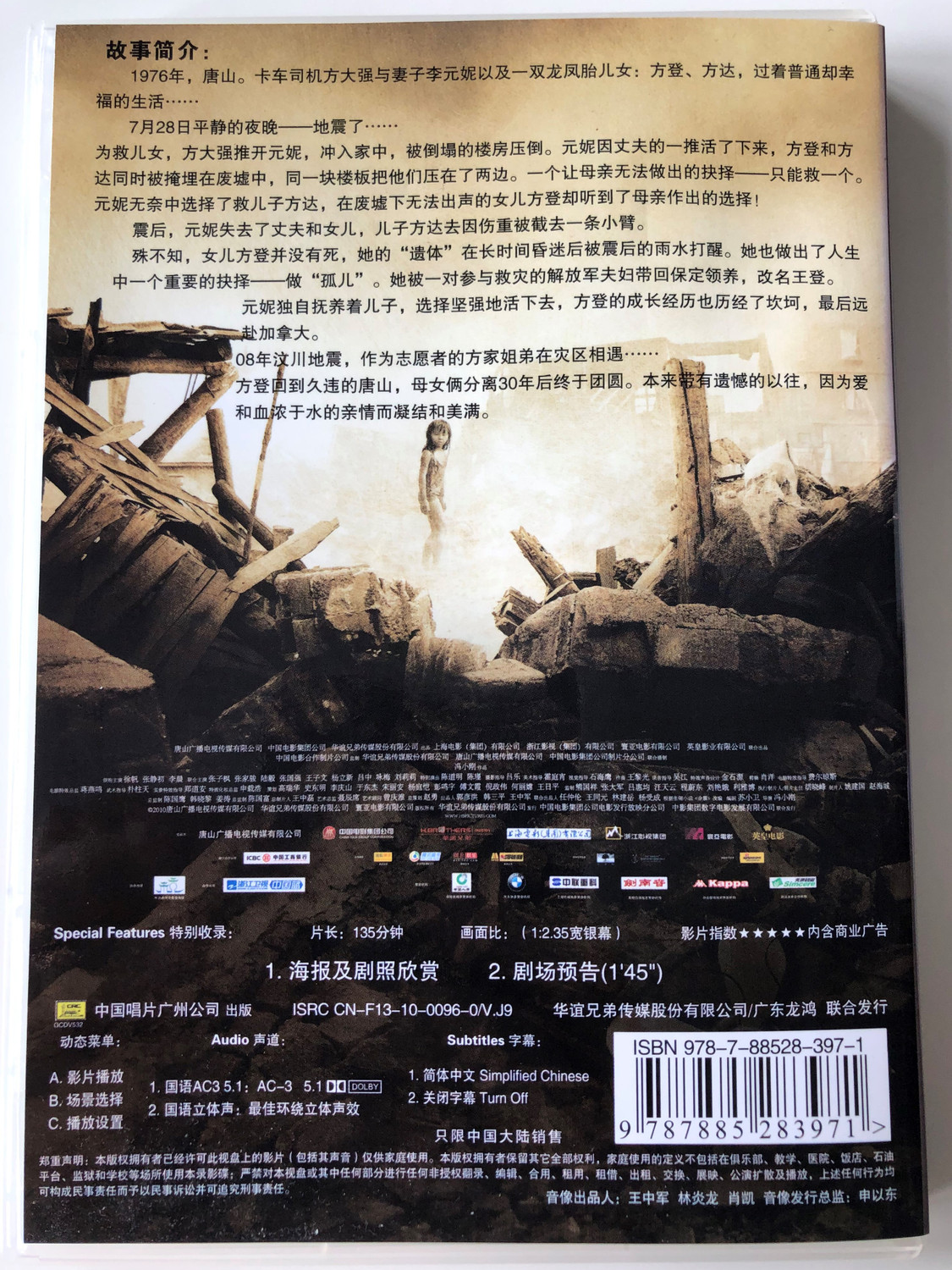Aftershock 唐山大地震- Directed by Feng Xiaogang