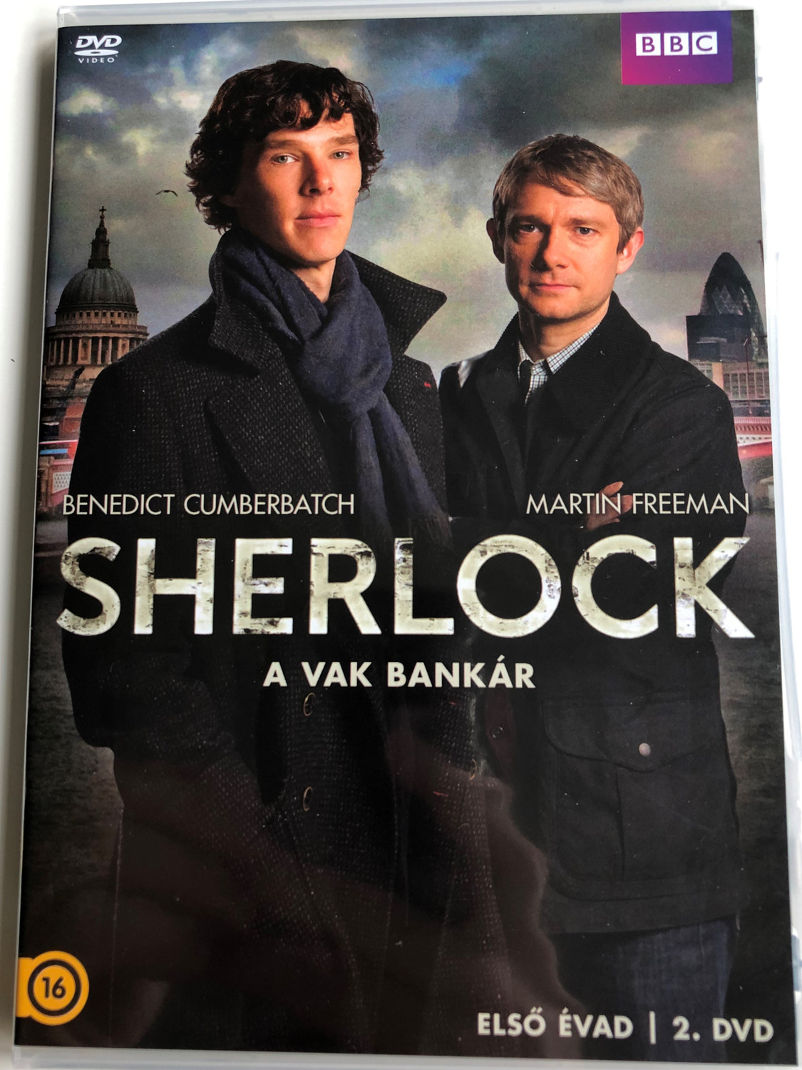 Sherlock TV series The Blind Banker DVD 2010 Sherlock A vak bankár  Directed by Euros Lyn Starring: Benedict Cumberbatch, Martin Freeman,