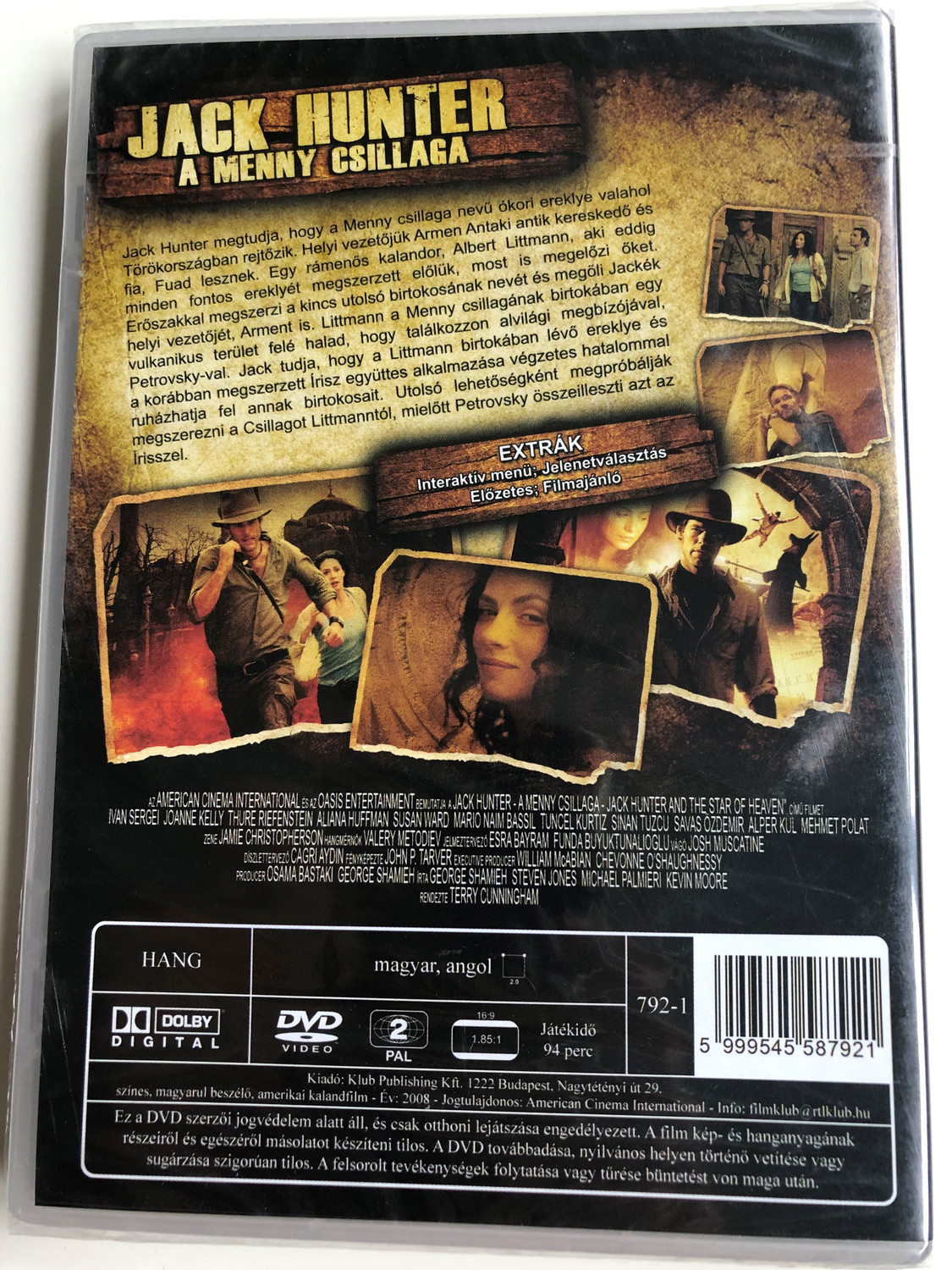 Jack Hunter and the Star of Heaven (Jack Hunter és a Menny Csillaga) | DVD
