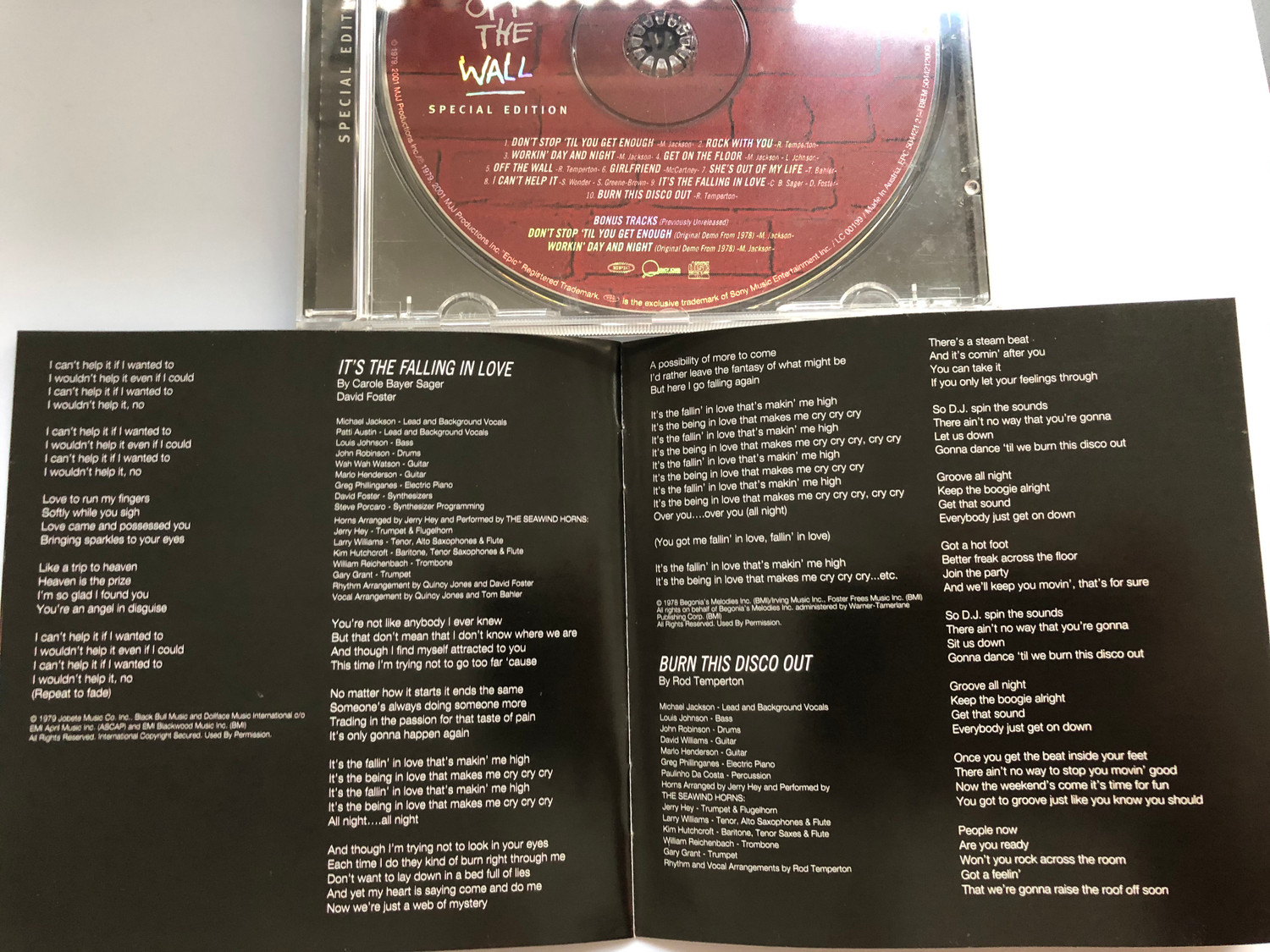 Michael Jackson - Off The Wall (Special Edition)