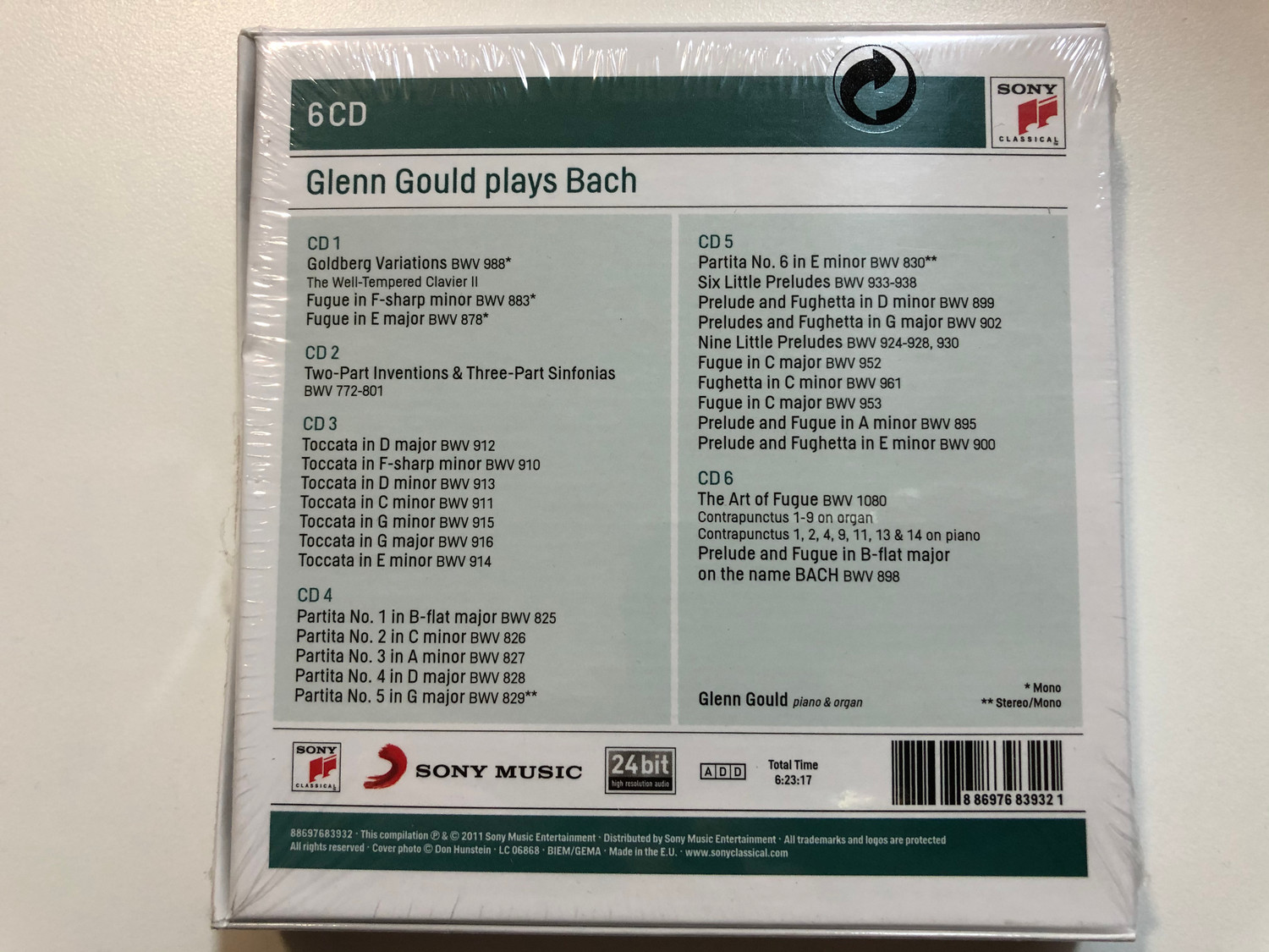 Glenn Gould Plays Bach: The Complete Collection 2011