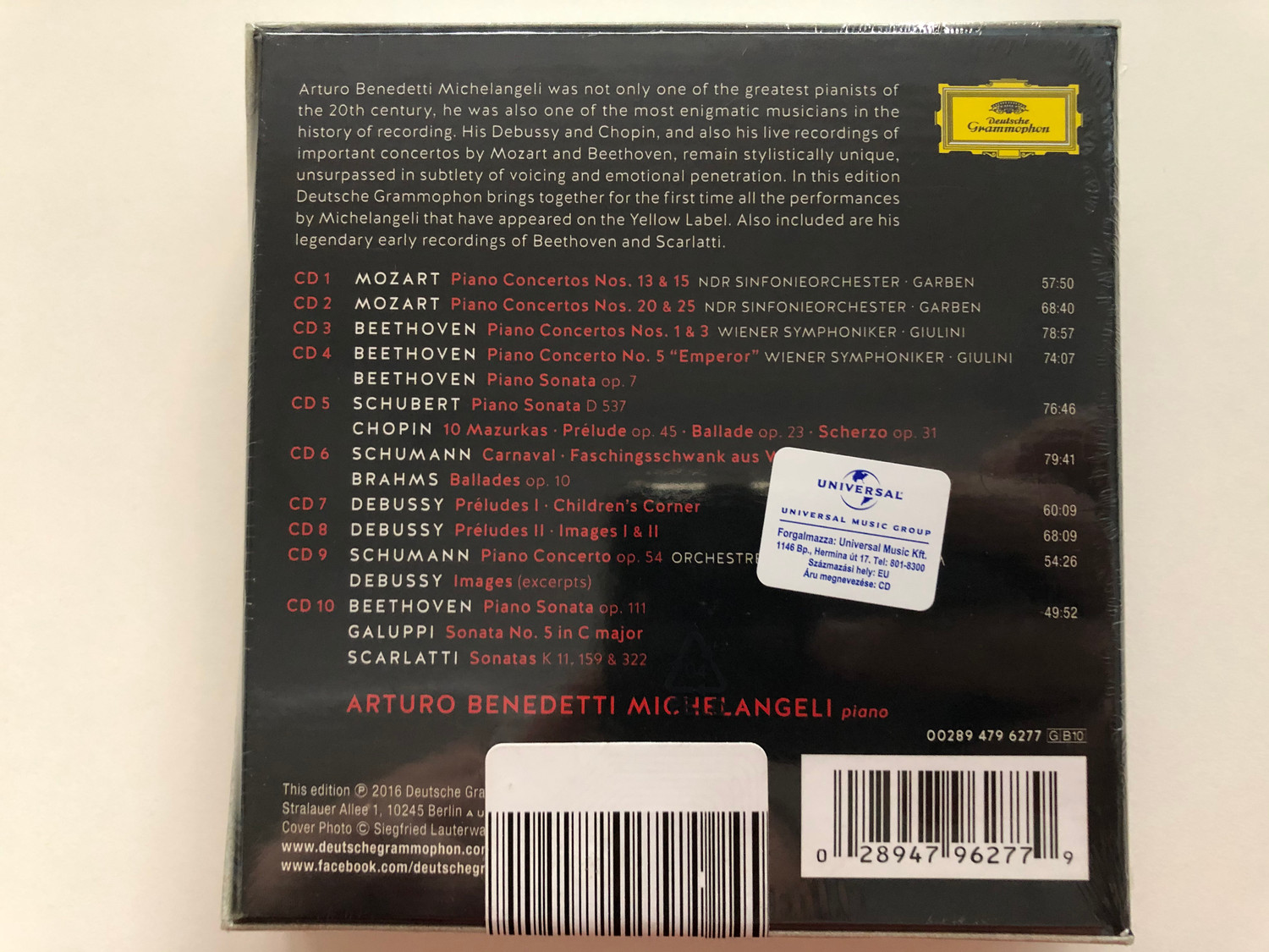 Arturo Benedetti Michelangeli – Complete Recordings On Deutsche