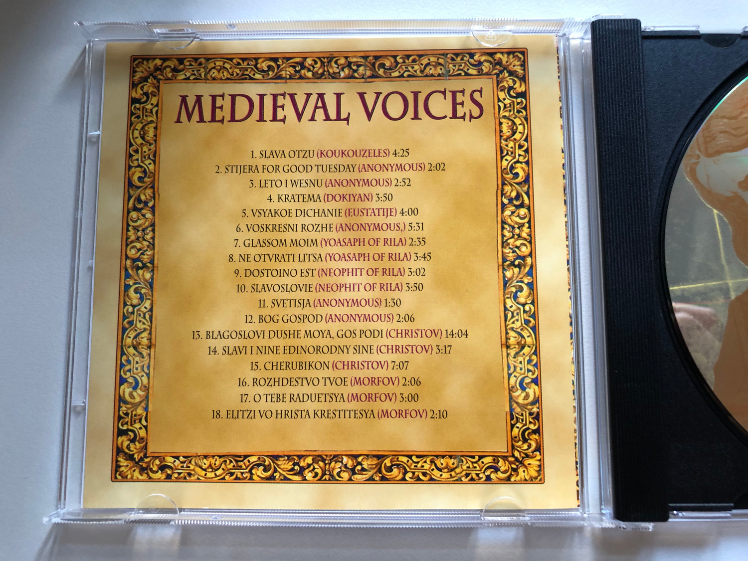 Medieval Voices - Bulgarian Orthodox Music / Harmony Audio CD 1999