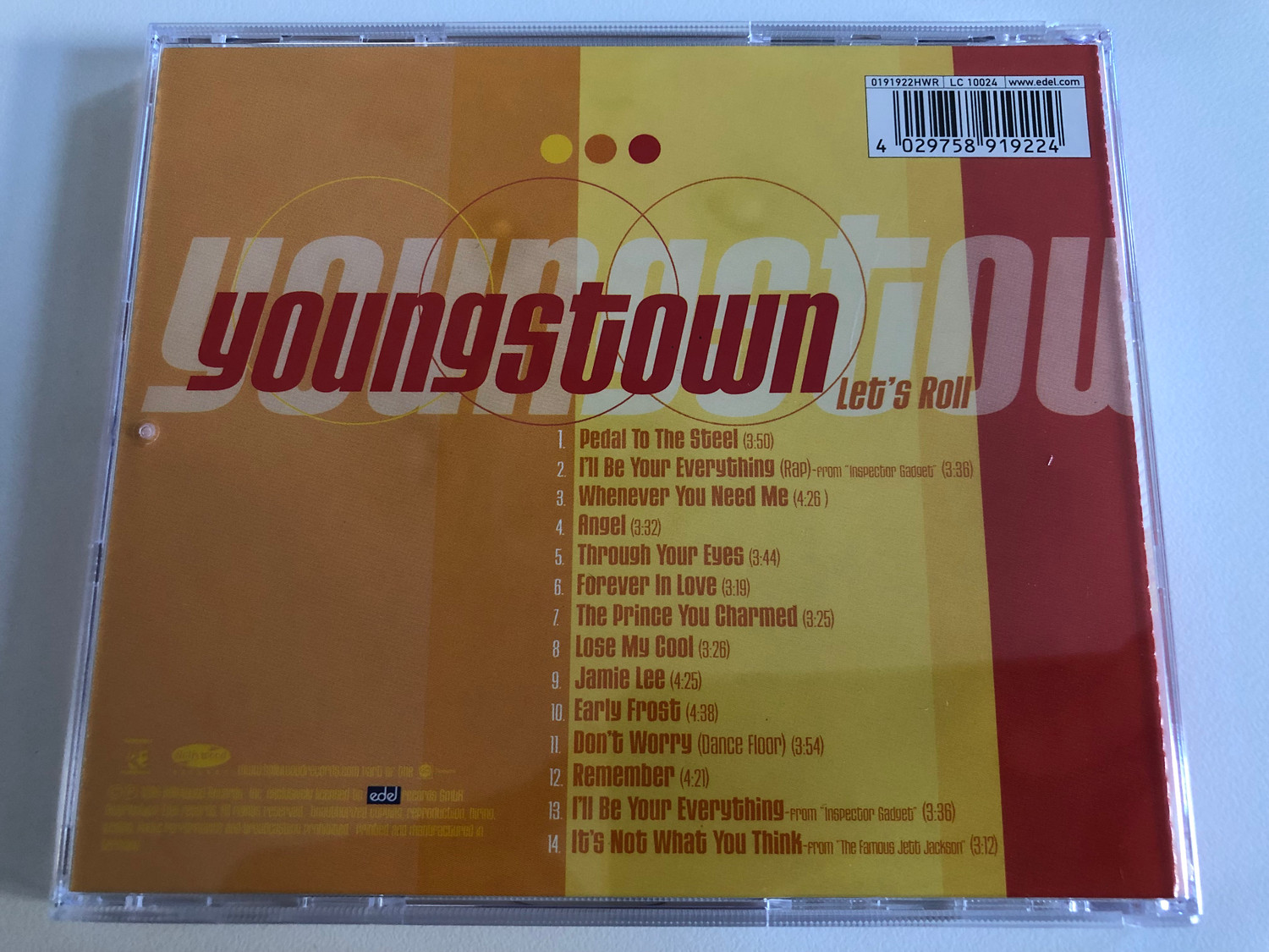 Youngstown – Let's Roll / Hollywood Records Audio CD 1999