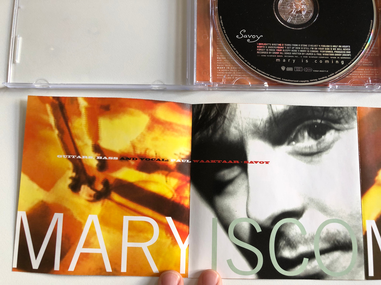 Savoy – Mary Is Coming / Warner Bros. Records Audio CD 1996 / 9362