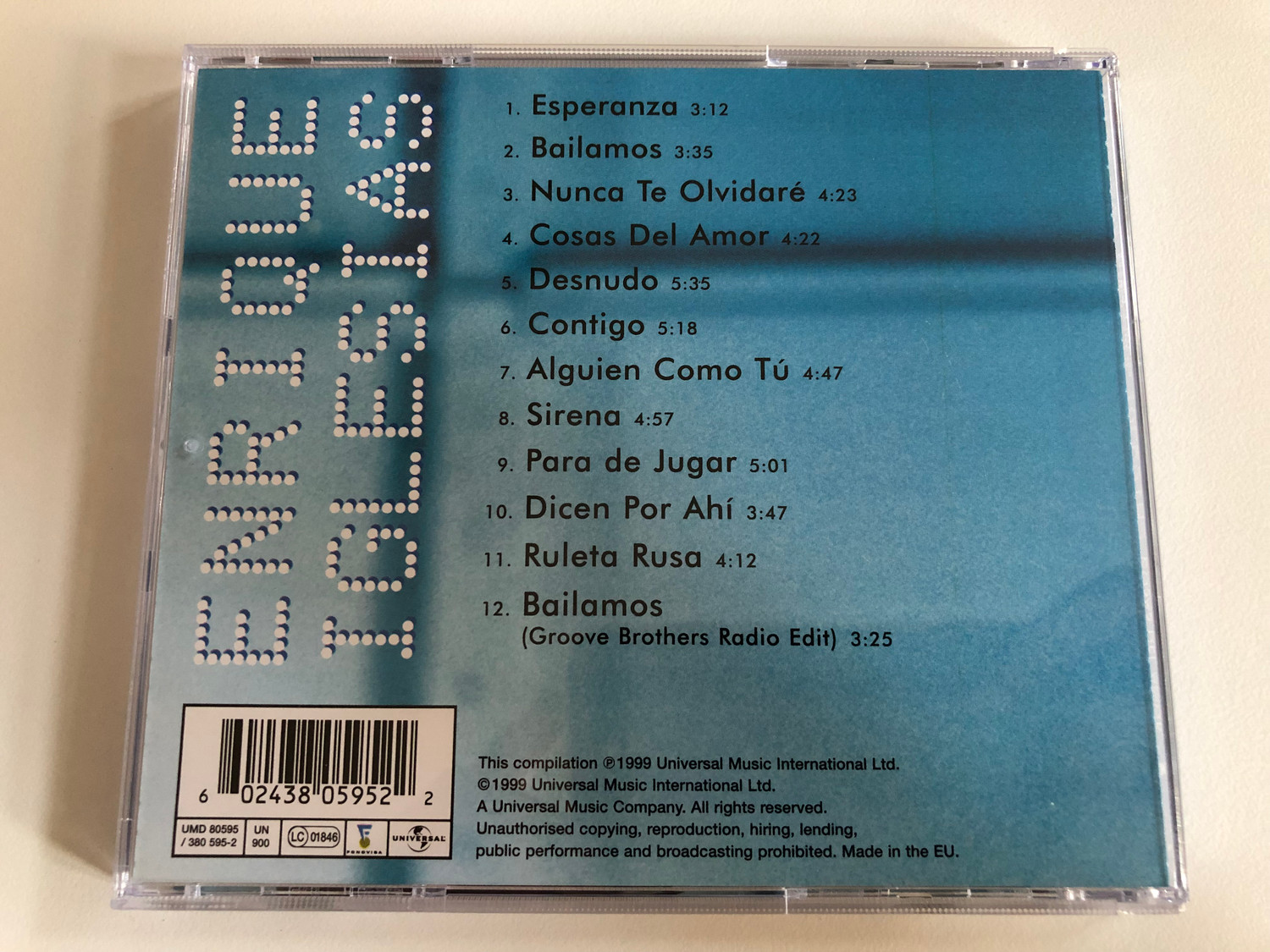 Enrique Iglesias – Cosas Del Amor / Universal Audio CD 1999