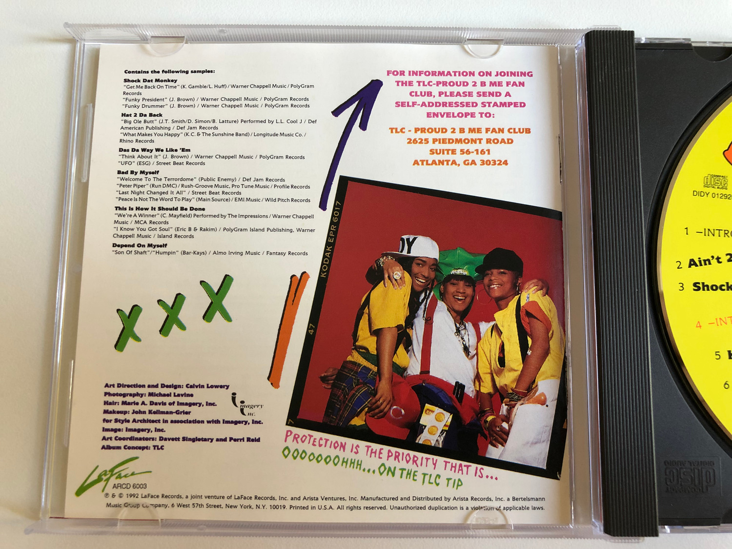 OoooooohhhOn The TLC Tip / LaFace Records Audio CD 1992