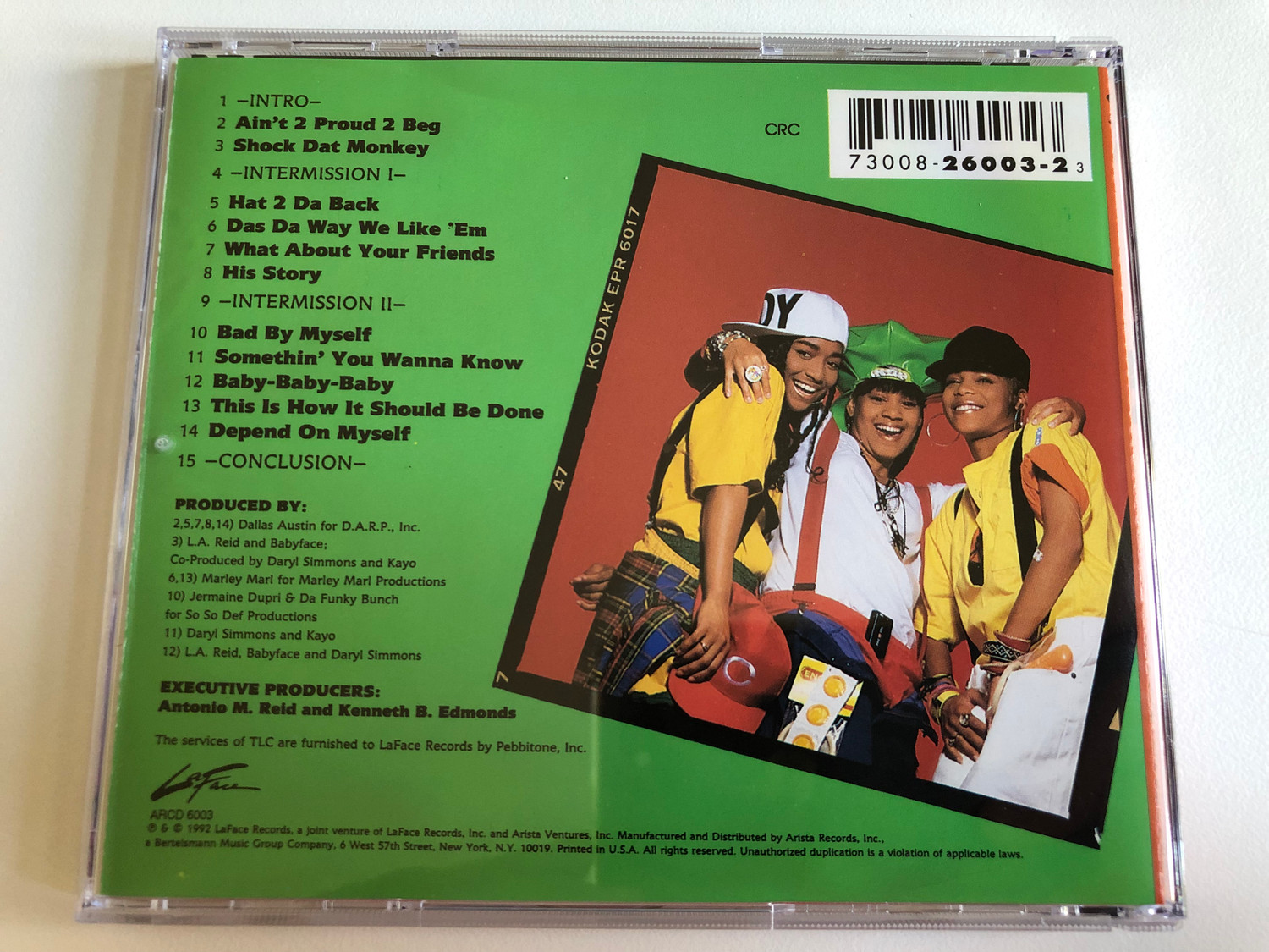 TLC on the TLC tip 1992 EU LP