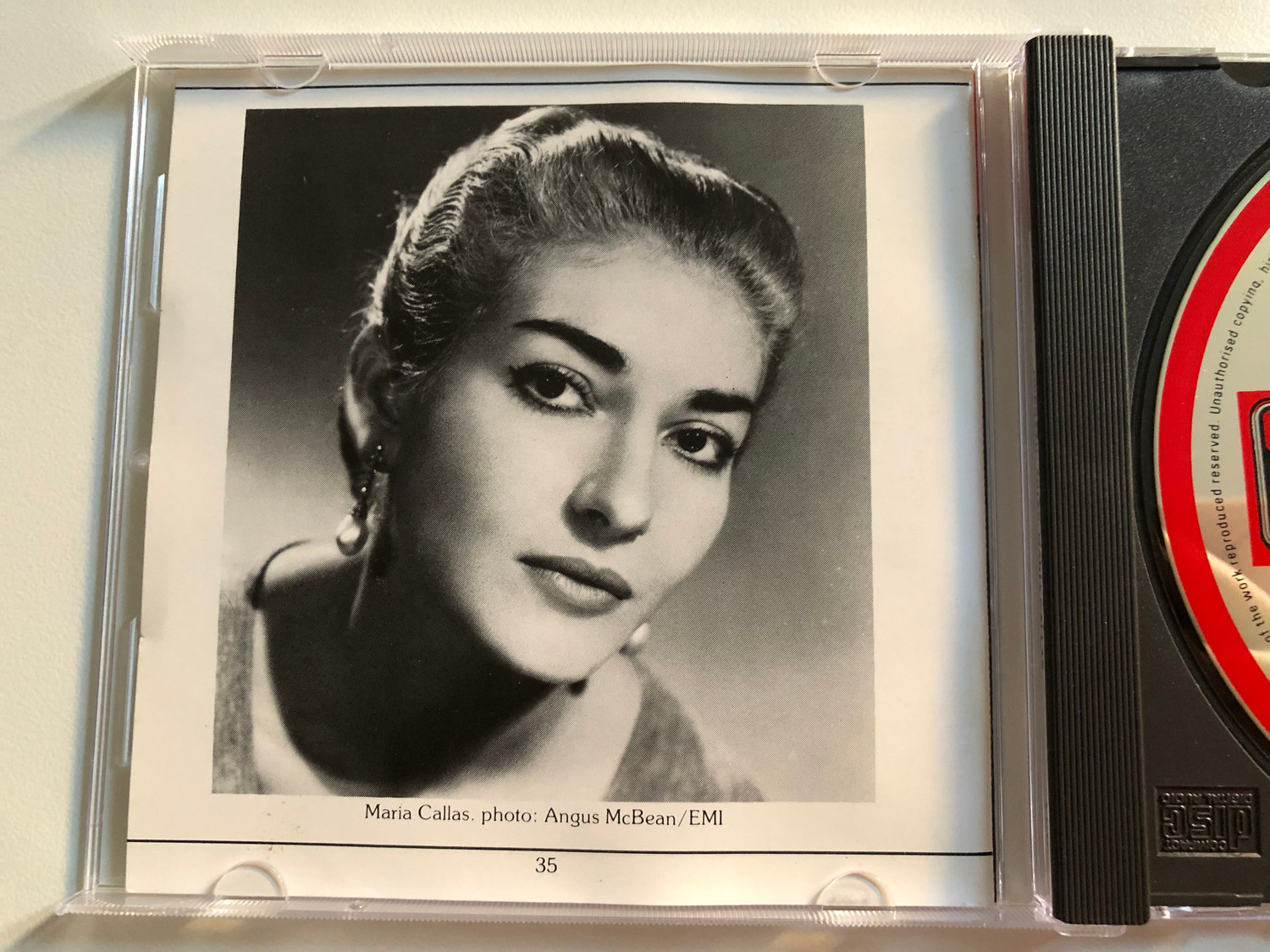 Callas – Opera Arias / EMI Classics Audio CD Mono / CDC 7