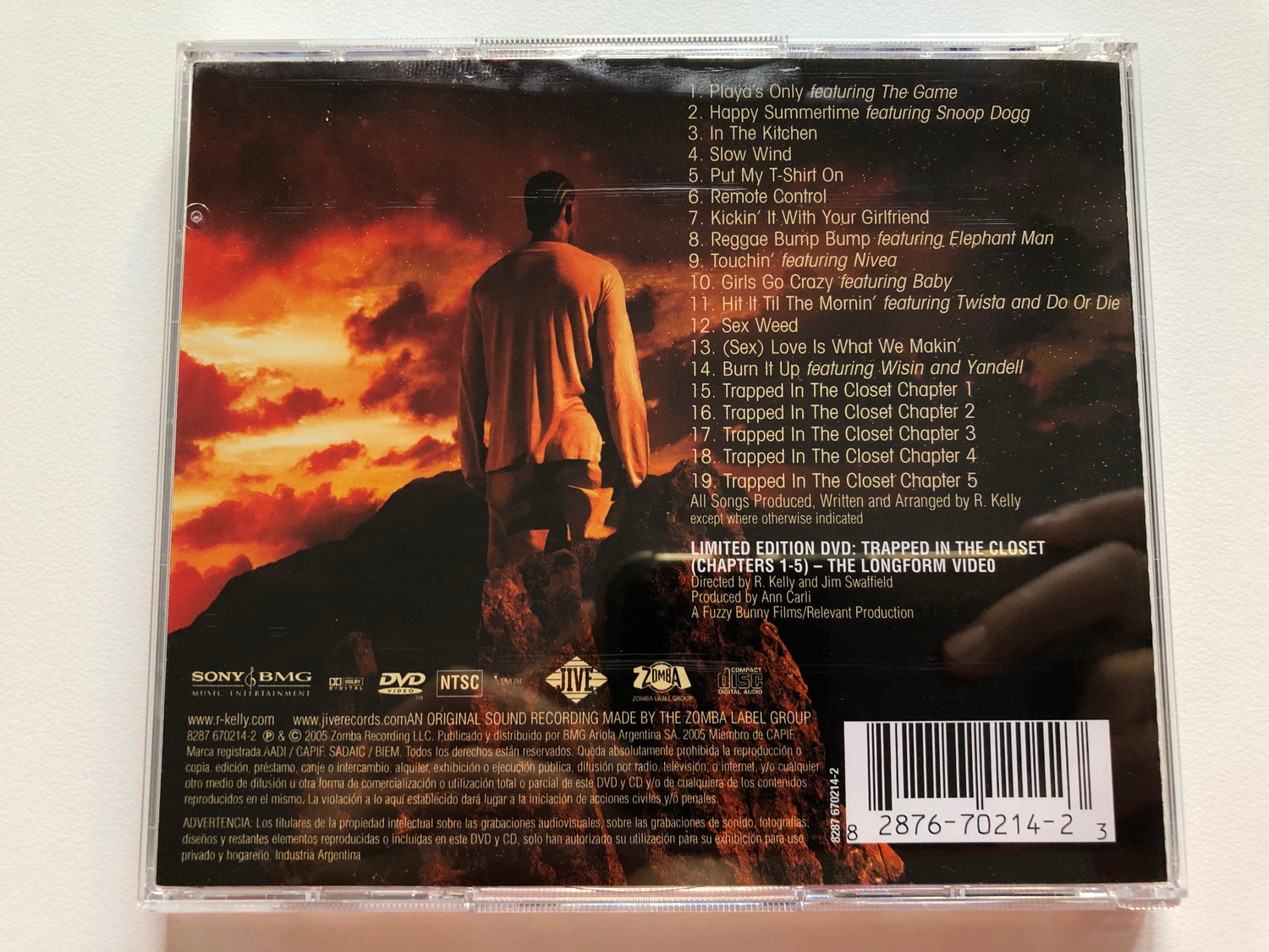 R. Kelly – TP.3 Reloaded / Jive Audio CD + DVD CD 2005 R. Kelly – TP.3 Reloaded / Jive Audio CD + DVD CD 2005