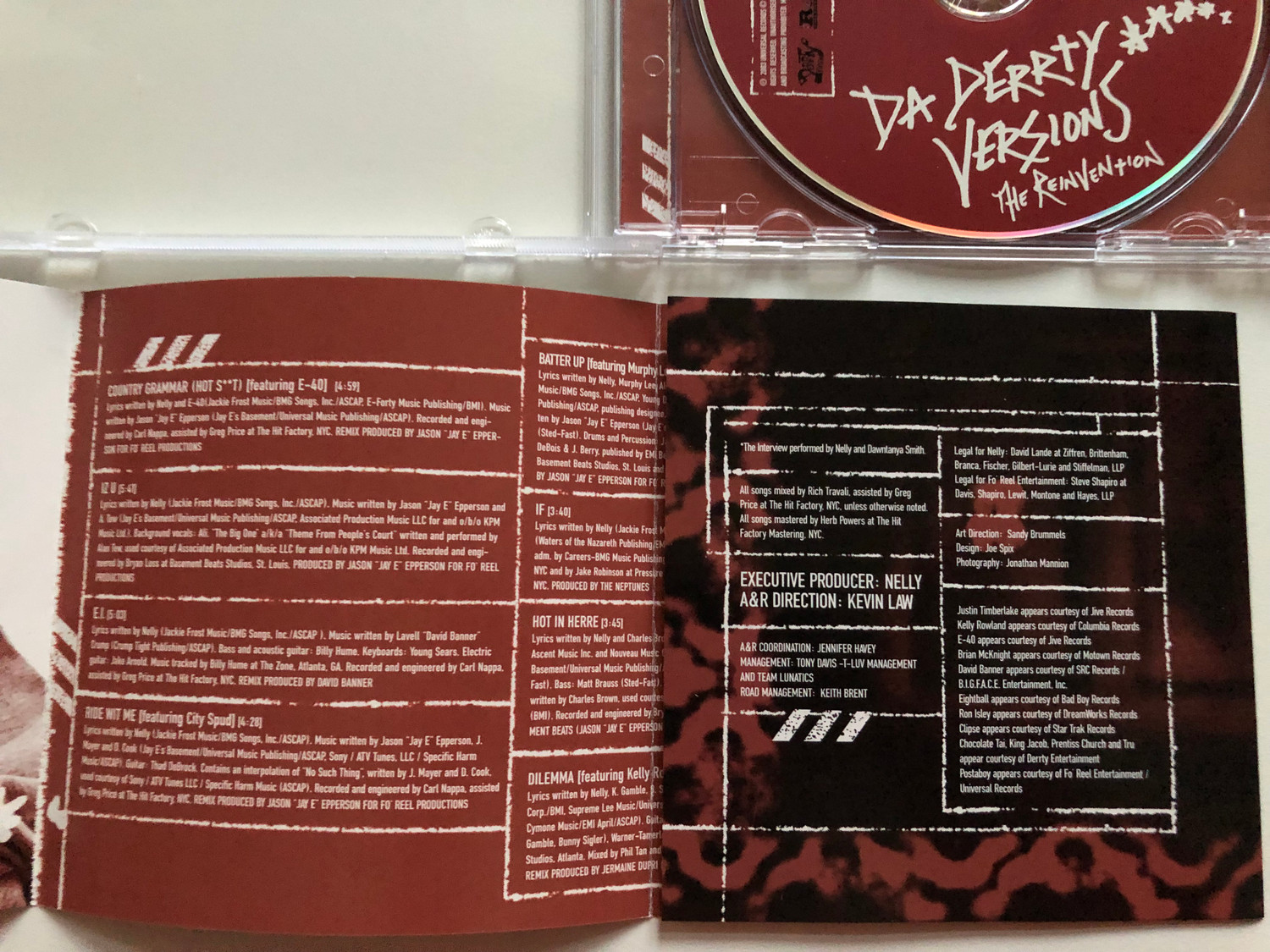 Nelly – Da Derrty Versions (The Reinvention) / Universal Records