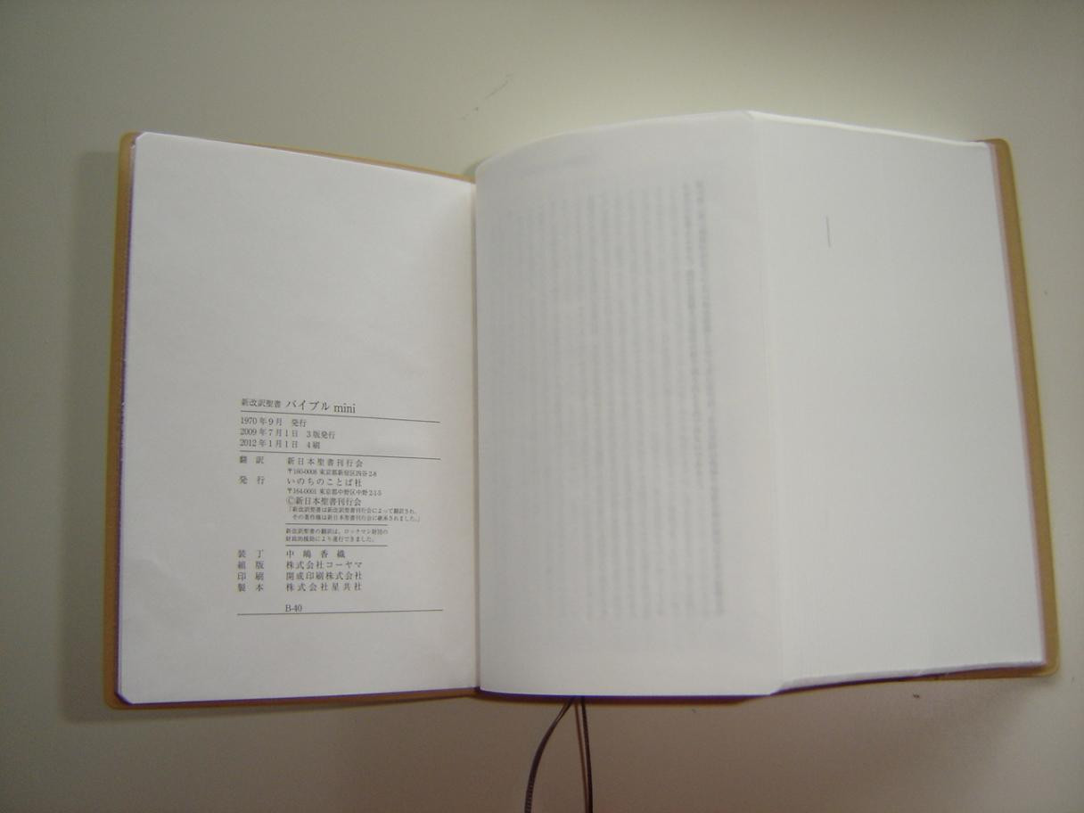 Japanese Pocket Size New Testament, Psalms and Proverbs