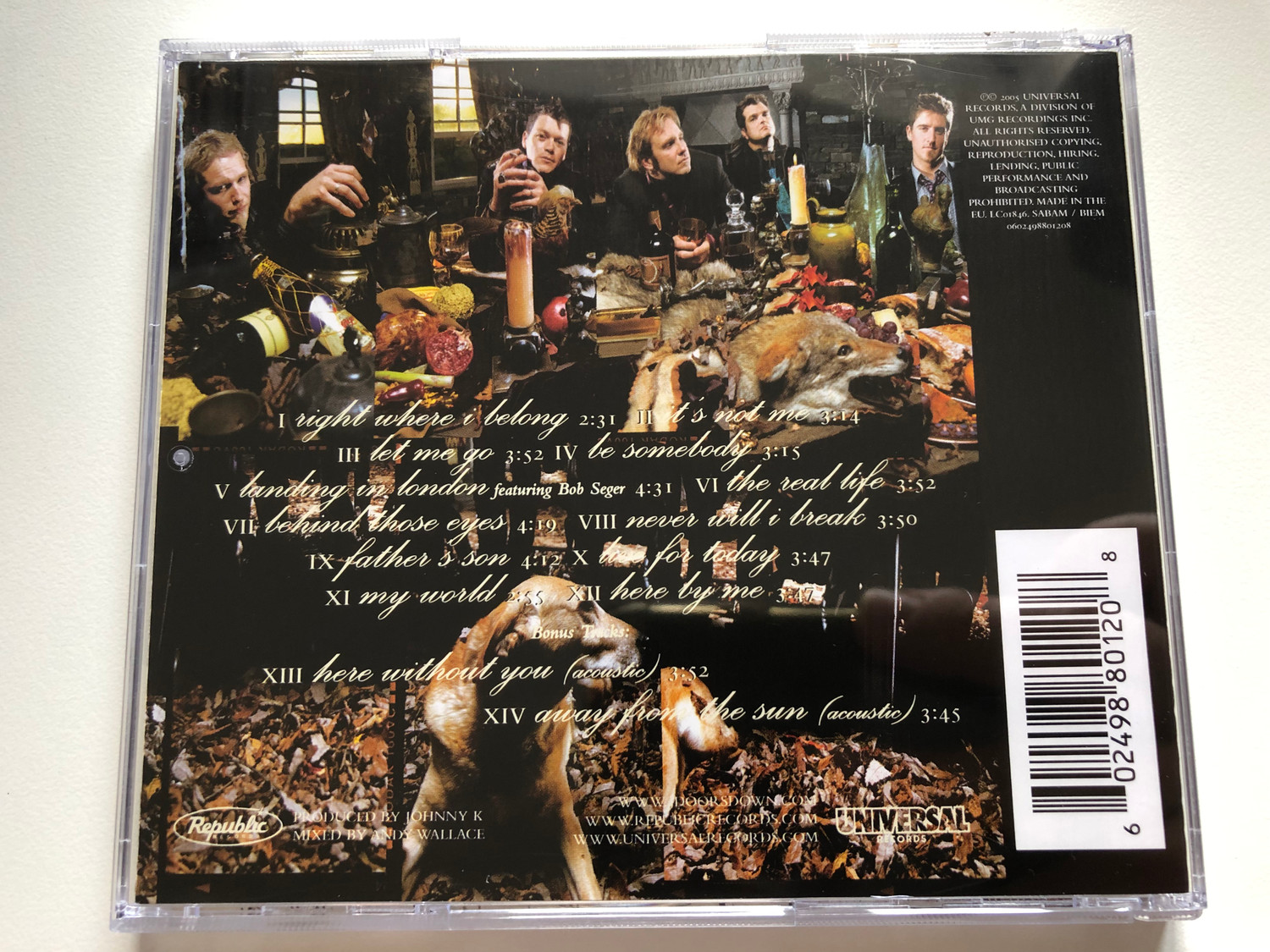 Doors Down Band Doors Down – Seventeen Days Republic Records Audio