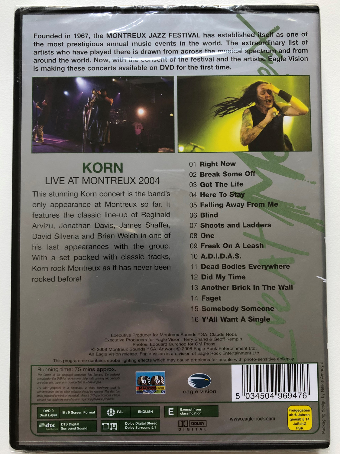 ＫＯЯＮ[ライヴ・アット・モントルー　２００４] Amazon.com: Korn: Live at Montreux [Blu-ray] : Jonathan