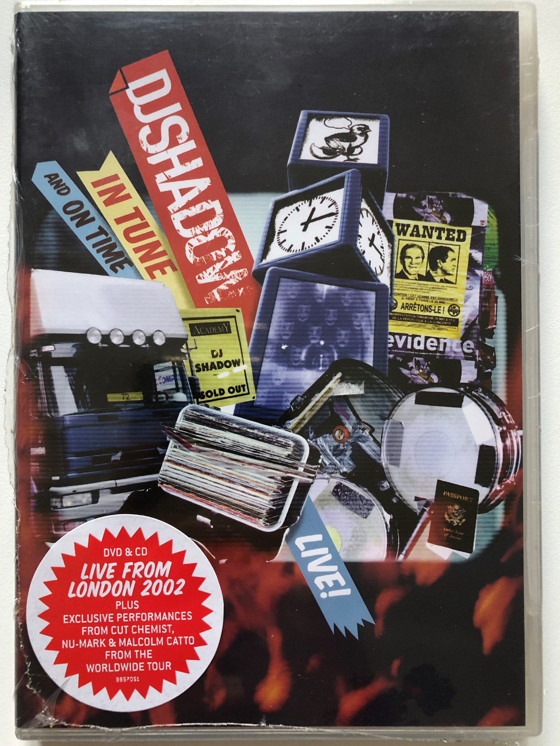DJ Shadow – In Tune And On Time Live! / Island Records DVD 2004