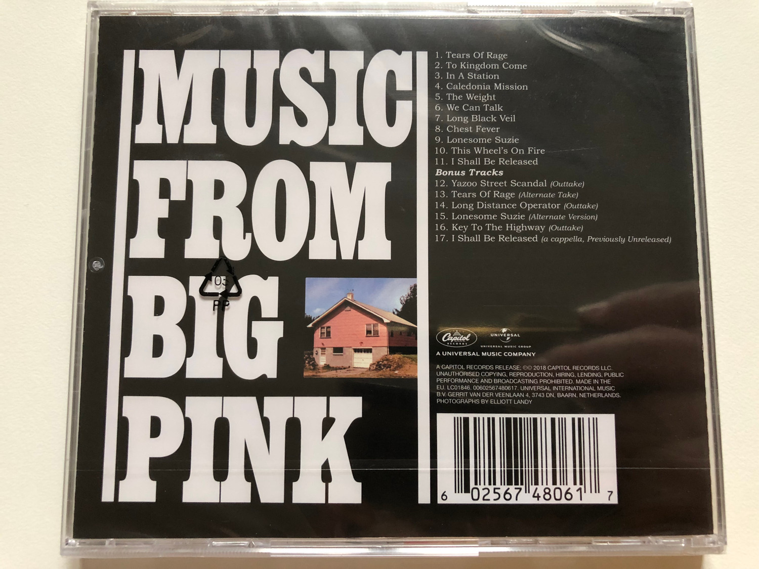 The Band – Music From Big Pink / Capitol Records Audio CD 2018