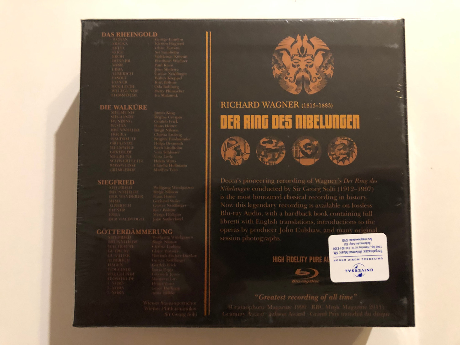 Wagner: Der Ring Des Nibelungen - Solti / High Fidelity, Pure