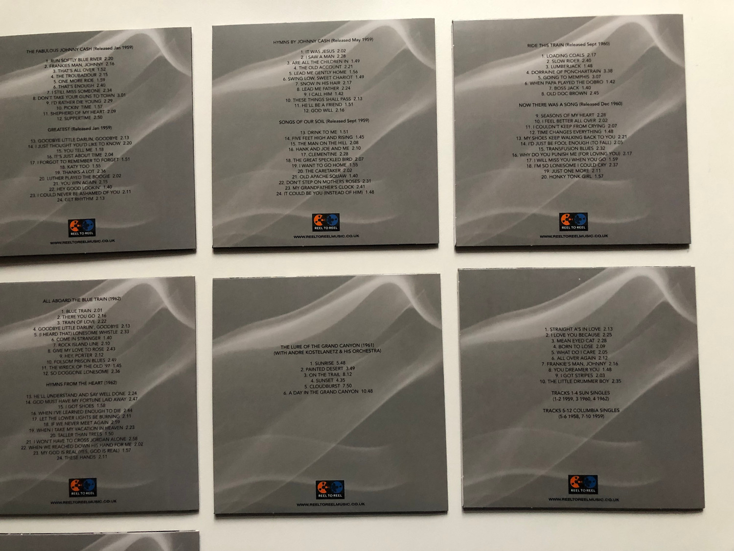 Johnny Cash – 10 CD: The Complete Releases 1957-1962 Reel To