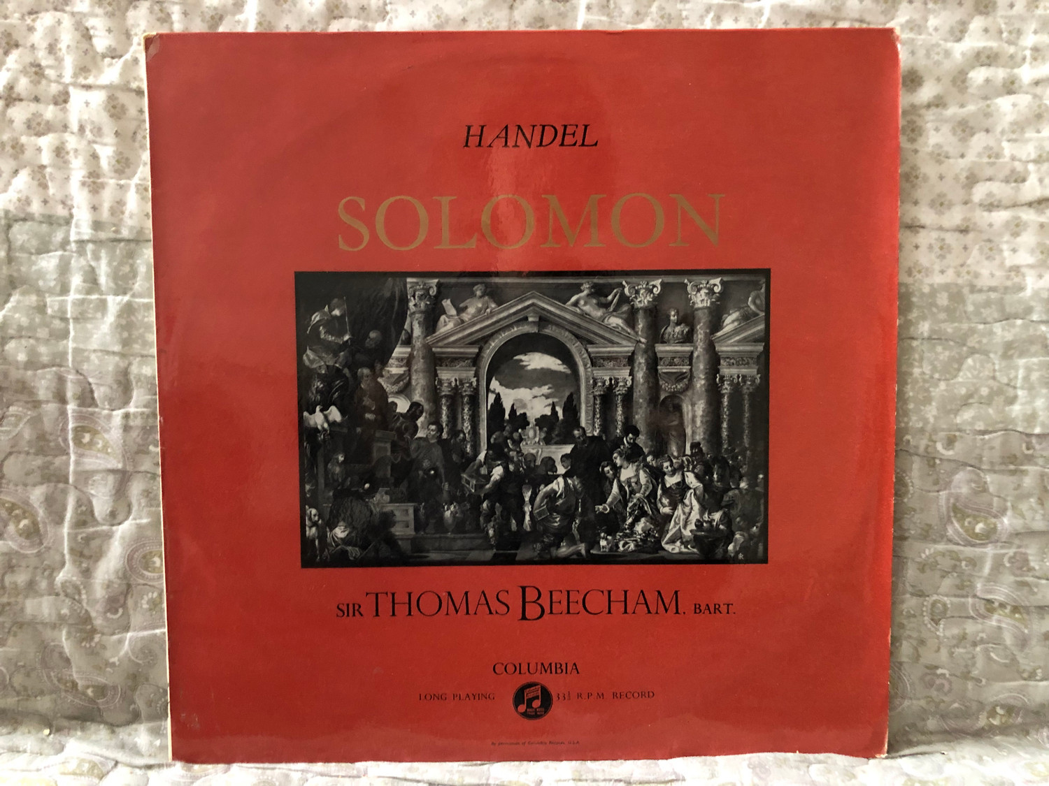 Handel: Solomon - Sir Thomas Beecham / Columbia 2x LP, Box Set / 33CX ...
