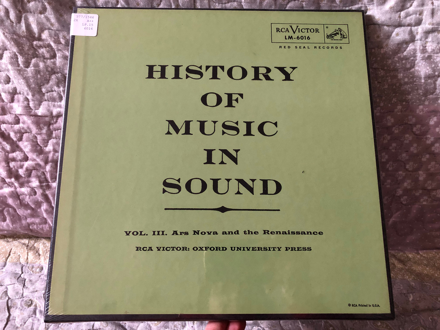 History Of Music In Sound - Volume III. Ars Nova And The Rennaissance