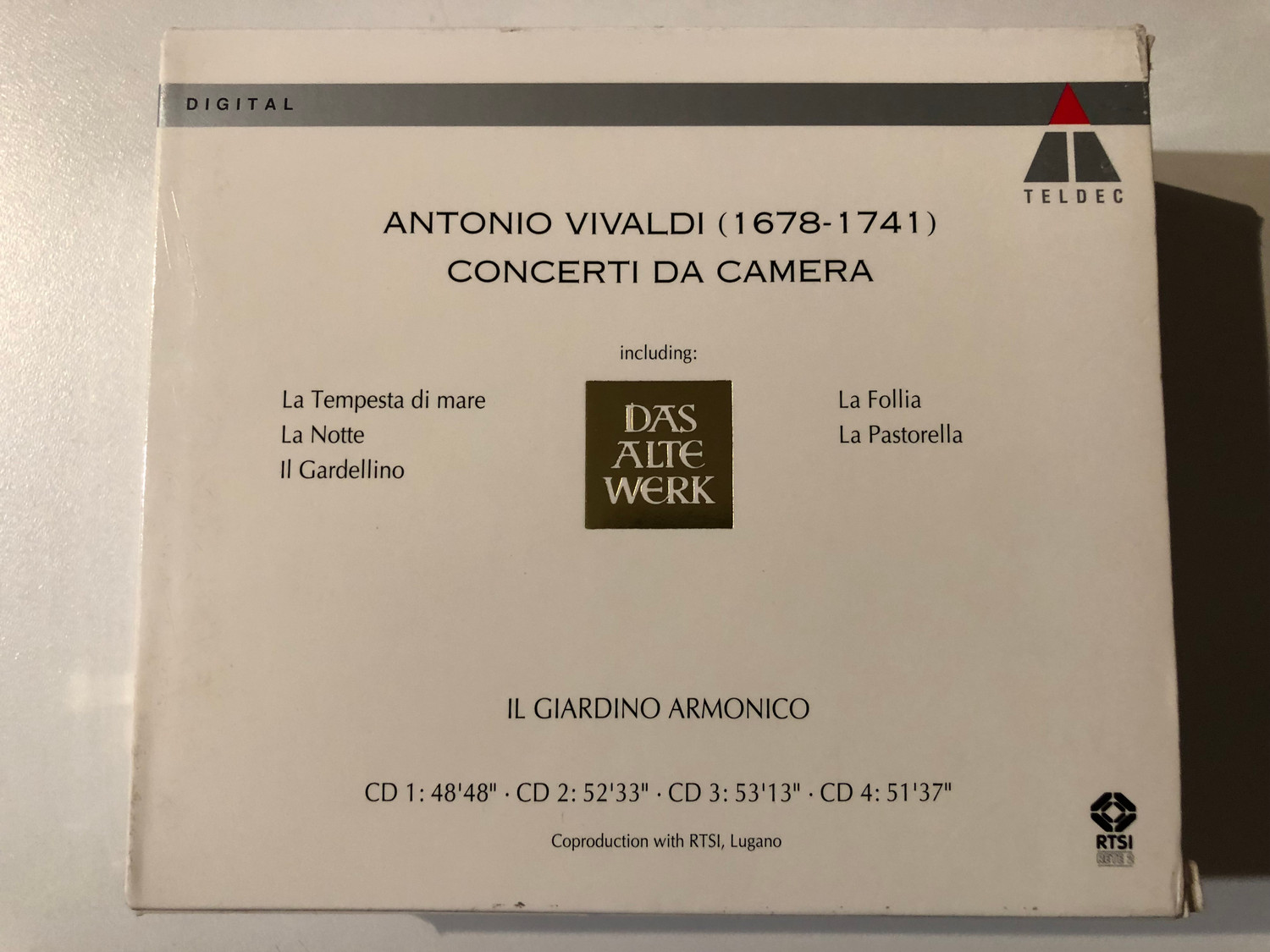 Antonio Vivaldi: Concerti Da Camera (Complete Recording) - Il 