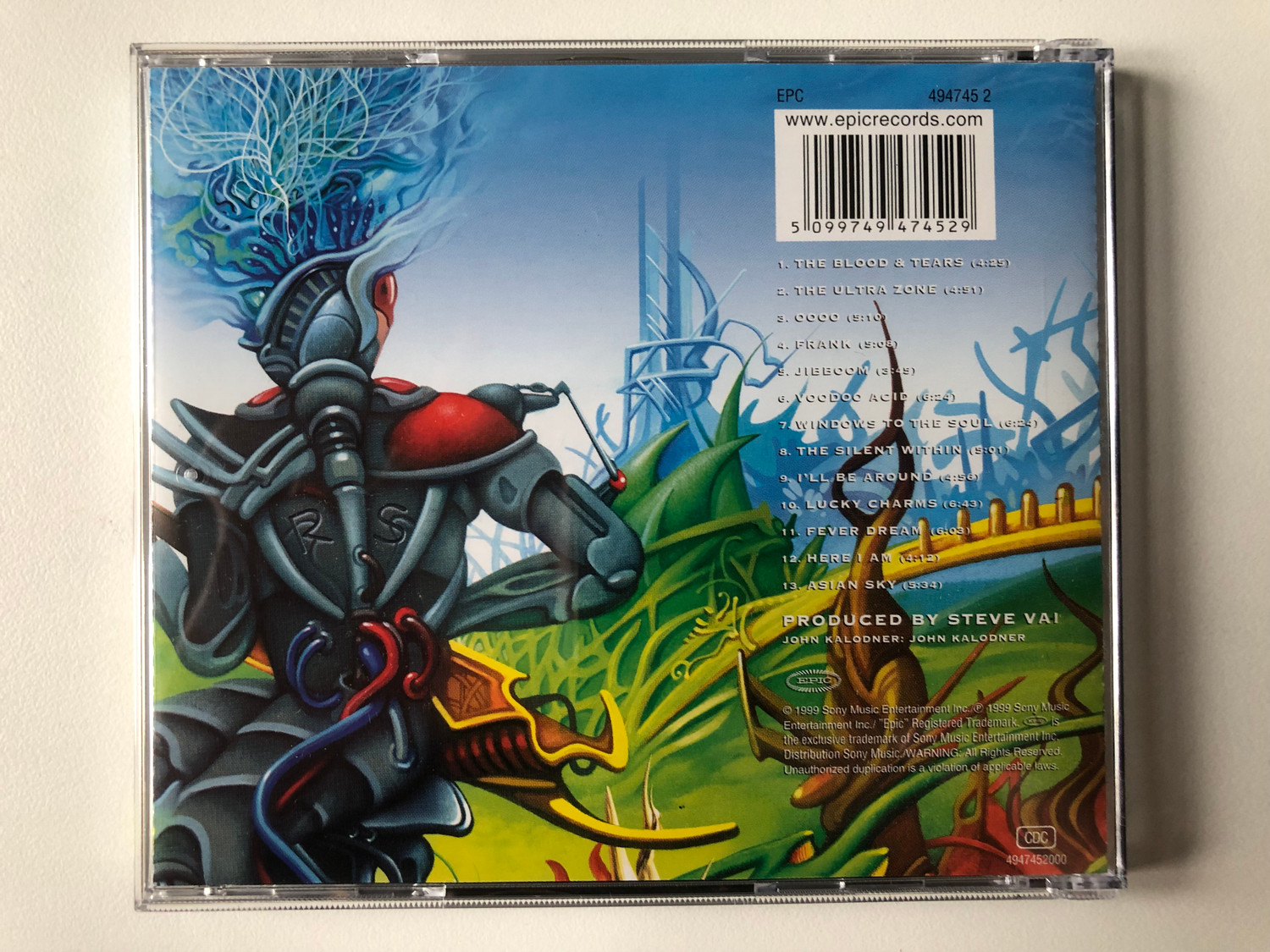 Steve Vai – The Ultra Zone / Epic Audio CD 1999 / 494745 2 - Bible