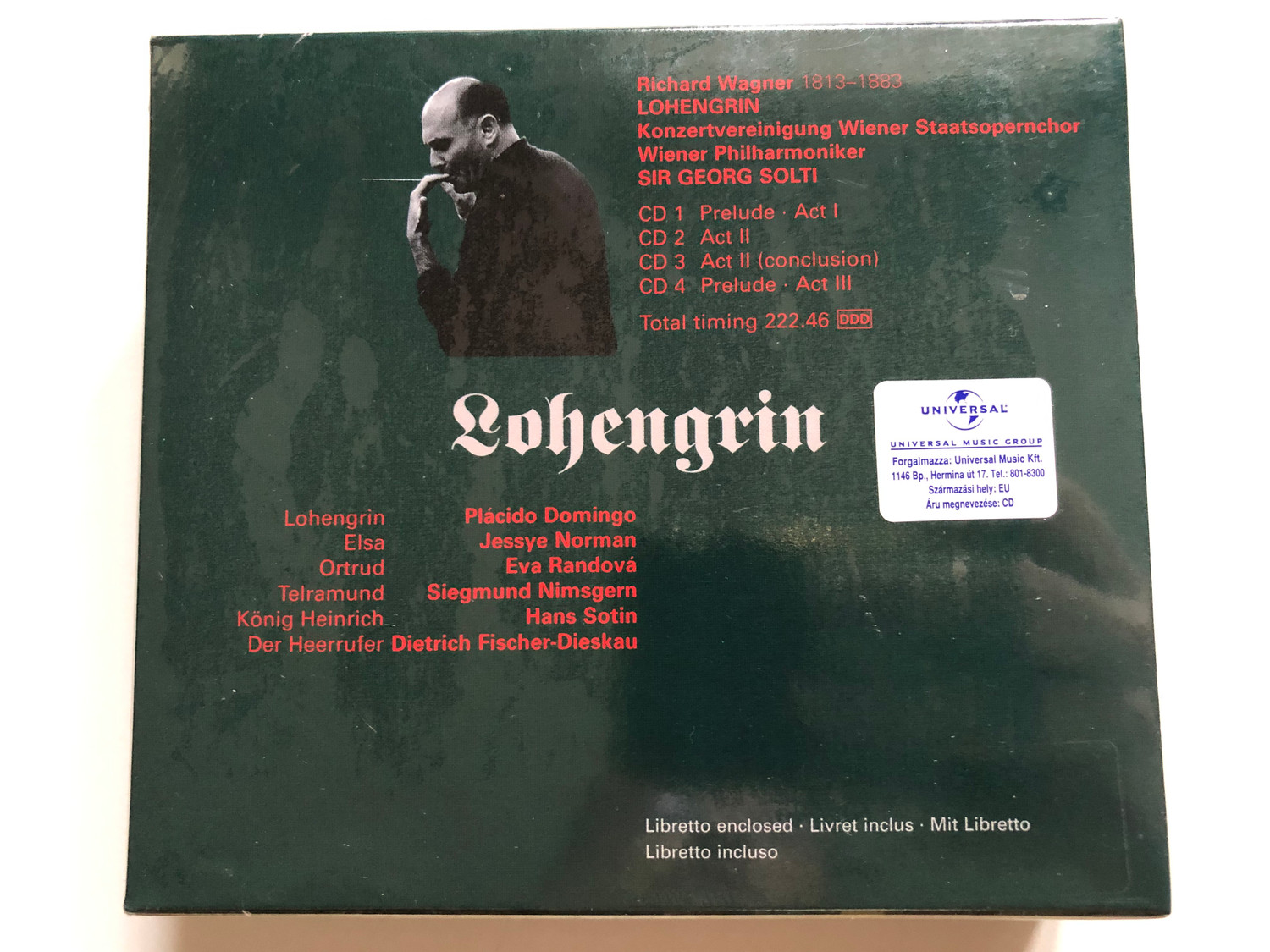 Wagner: Lohengrin / Solti / Decca / Audio CD - Bible in My Language