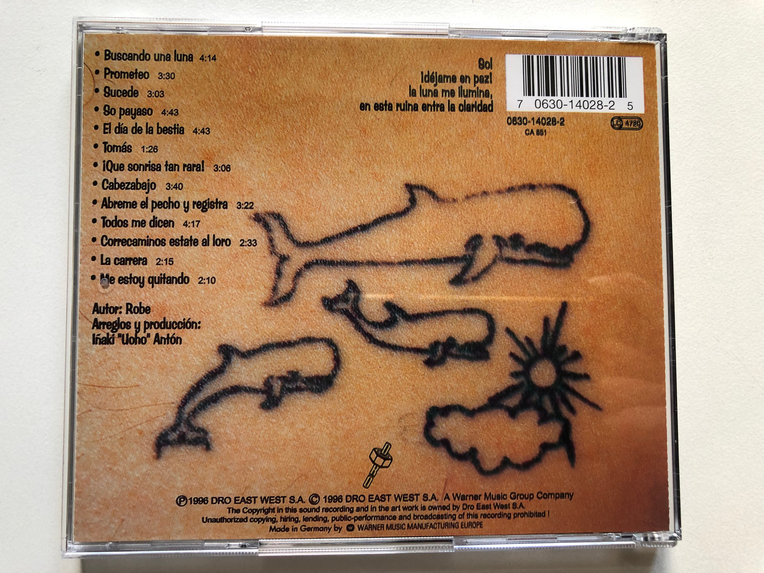 Extremoduro – Agila / DRO Audio CD 1996 / 0630-14028-2 - Bible in