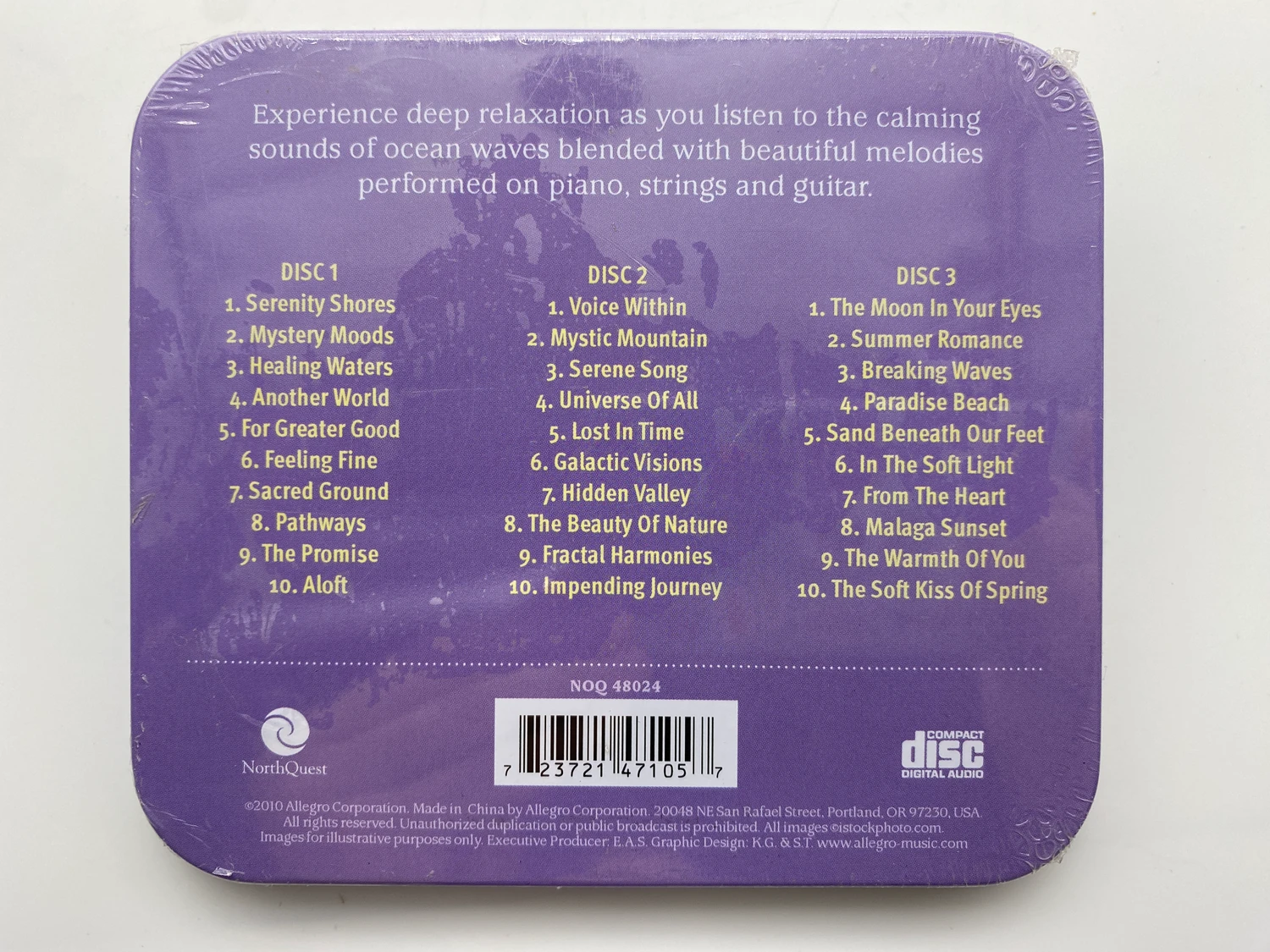 Body, Mind, Spirit - Deep Relaxation / NorthQuest 3x Audio CD, Box 