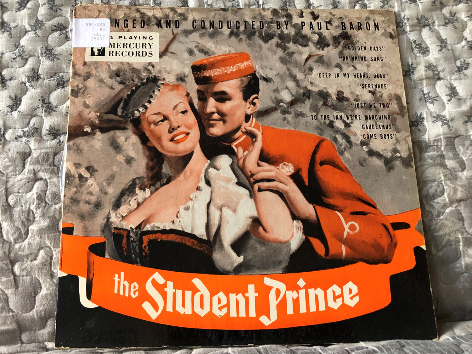 The Student Prince Arranged And Conducted By Paul Baron