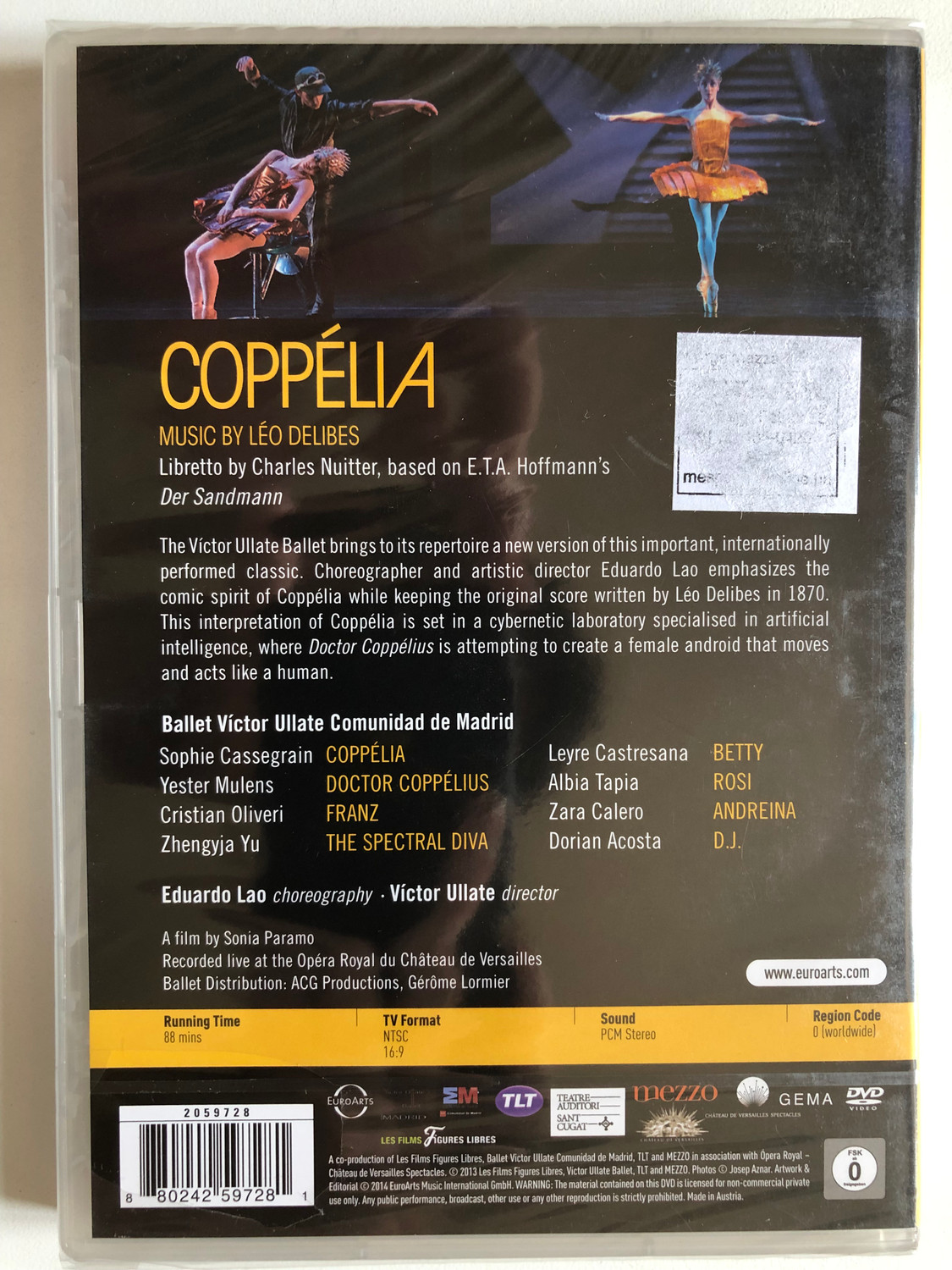 Coppélia Ballet DVD - Víctor Ullate Ballet Comunidad de Madrid