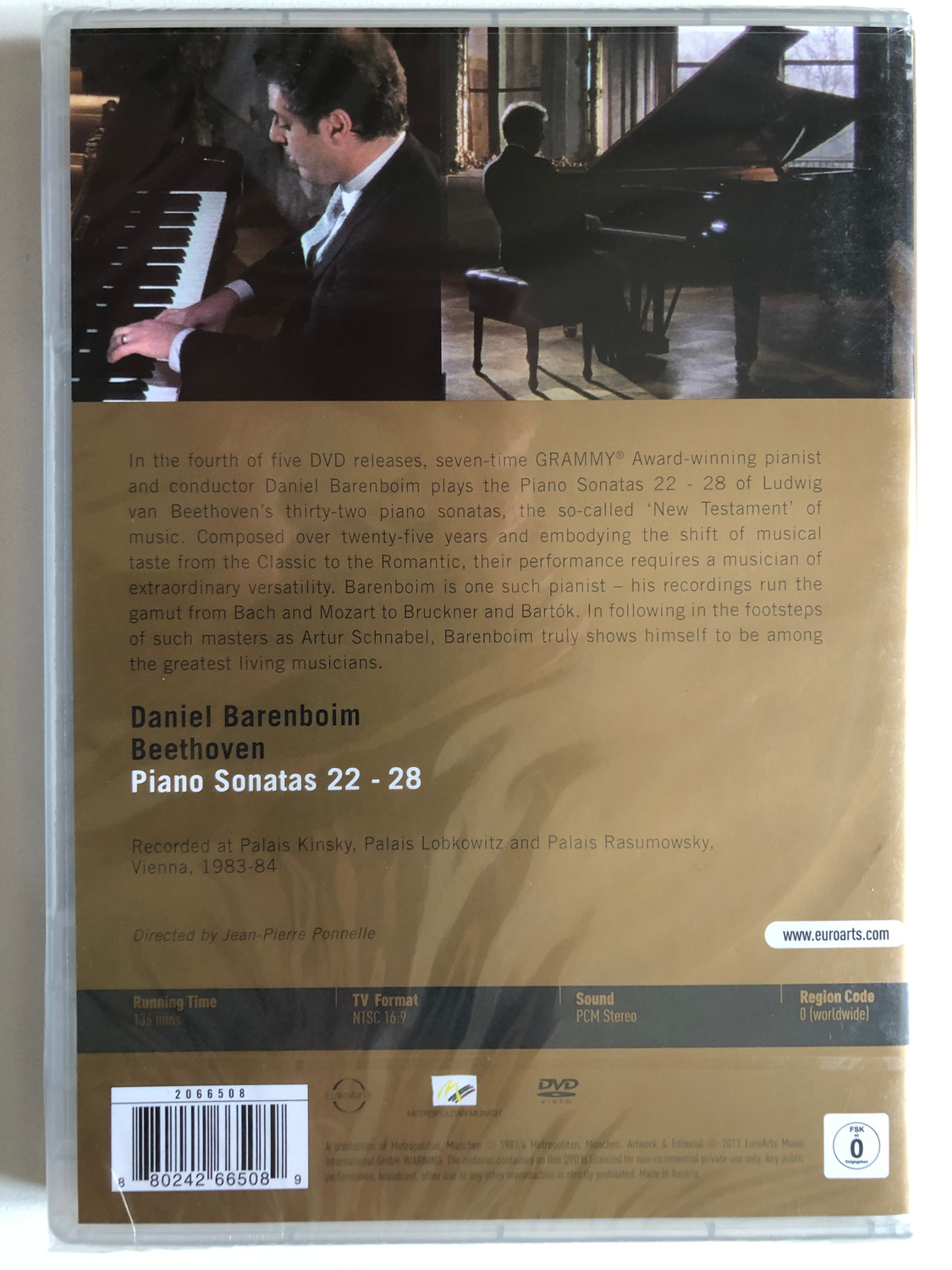 Daniel Barenboim - Beethoven: Piano Sonatas 22-28 (DVD)