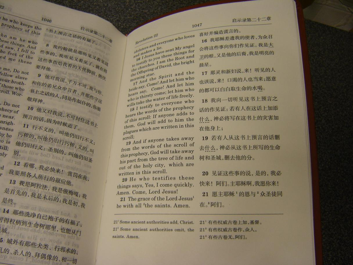 The New Testament Recovery Version Simplified Chinese-English
