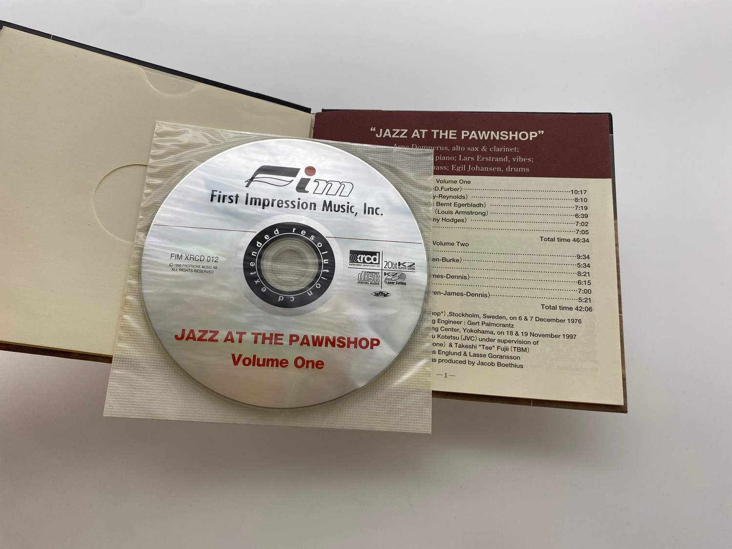 Jazz At The Pawnshop – Arne Domnérus | XRCD 2xCD