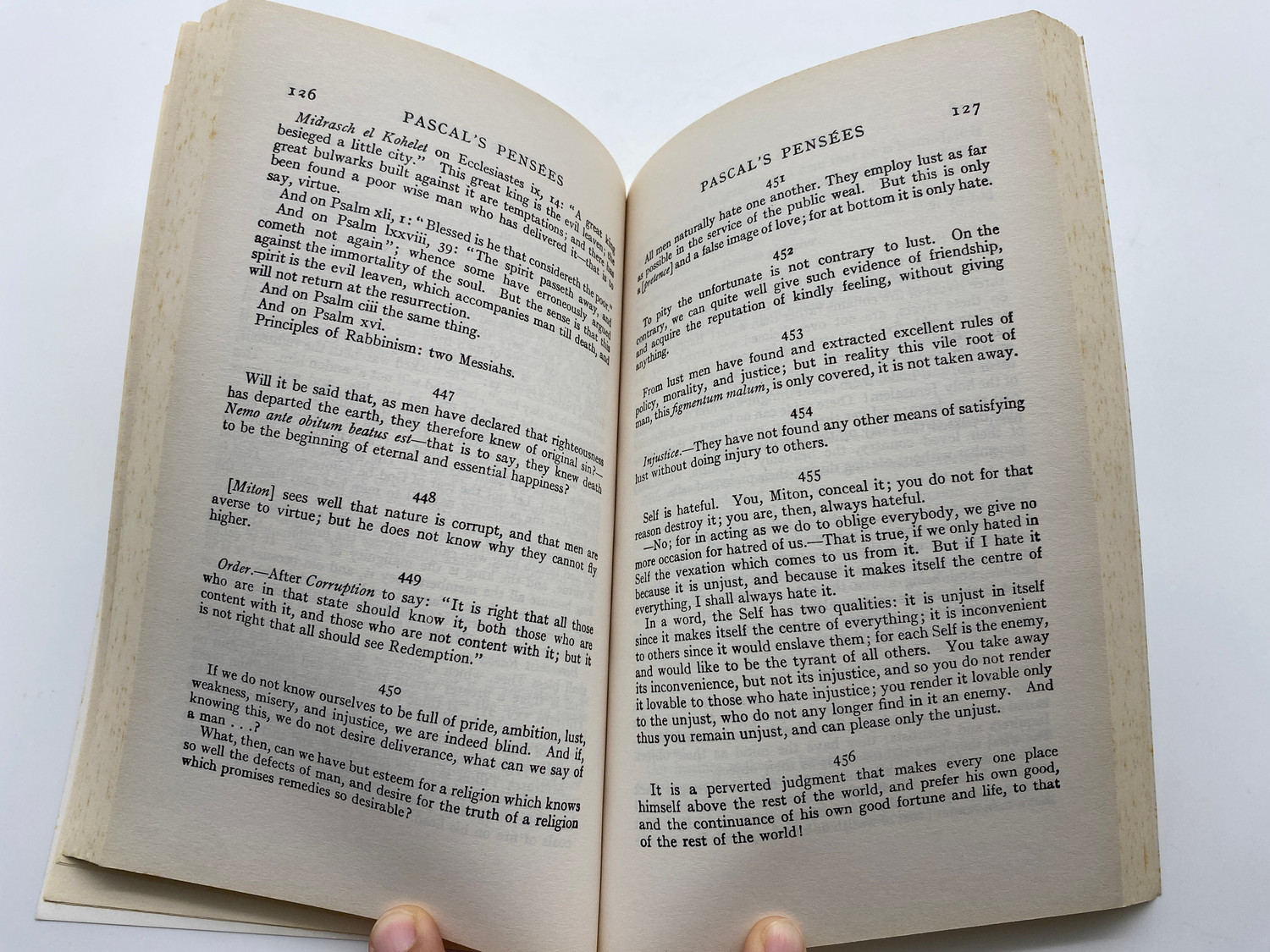 Pensées by Blaise Pascal – Dover Edition