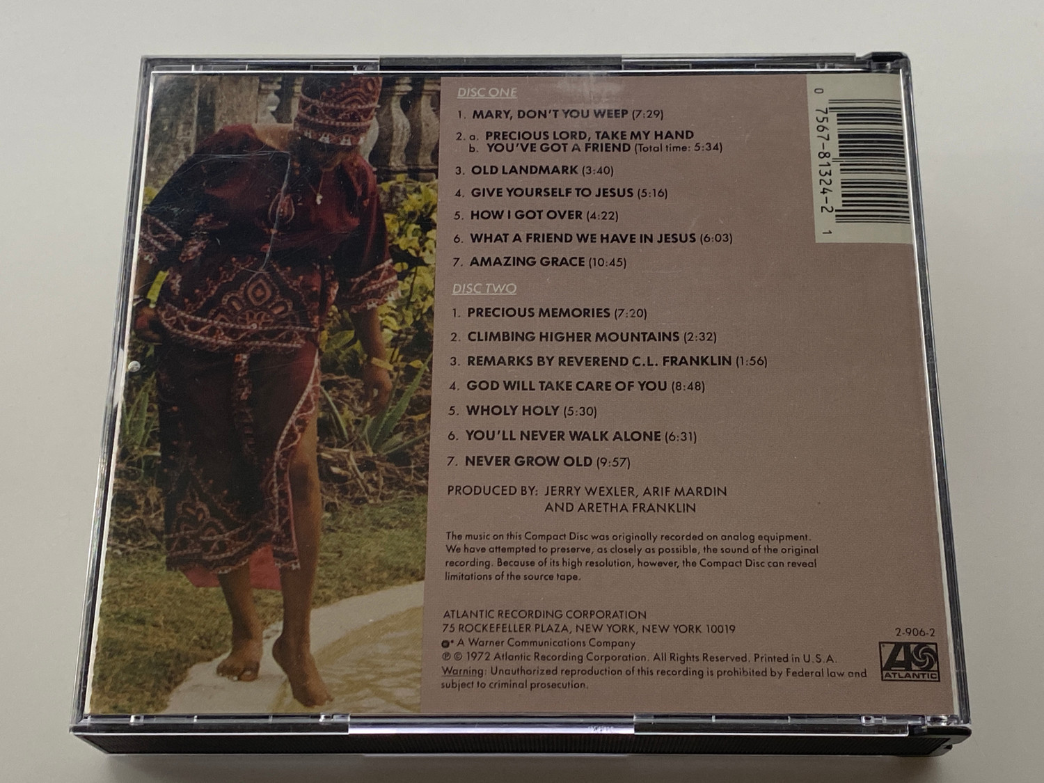 欧2LP Aretha Franklin, Rev. James Cleveland &amp; The Southern California Community Choir Amazing Grace 8122795958 Atlantic, Rhin Buy Aretha Franklin With Rev. James Cleveland & The Southern