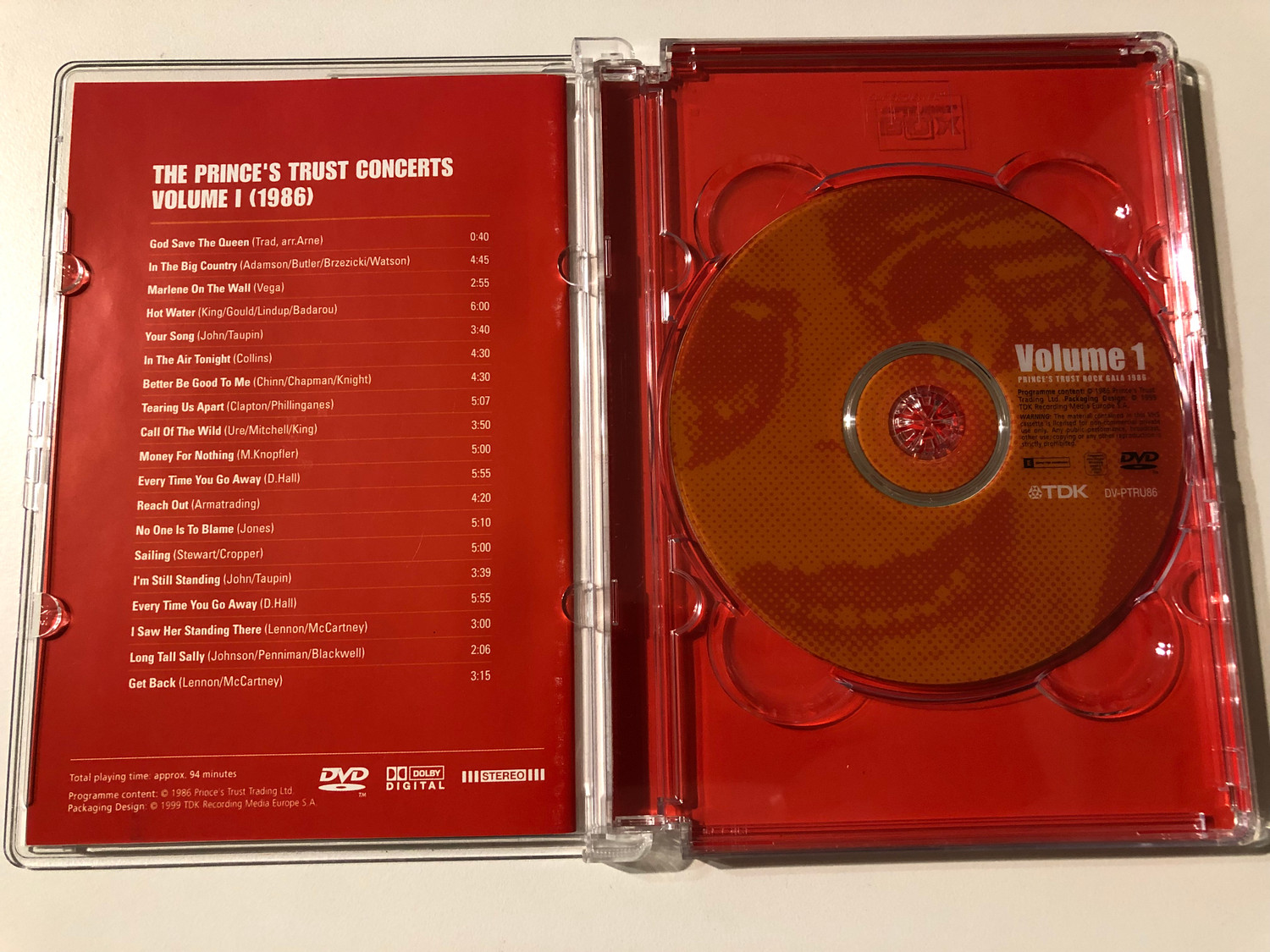 The Prince's Trust Rock Gala - Volume 1 DVD