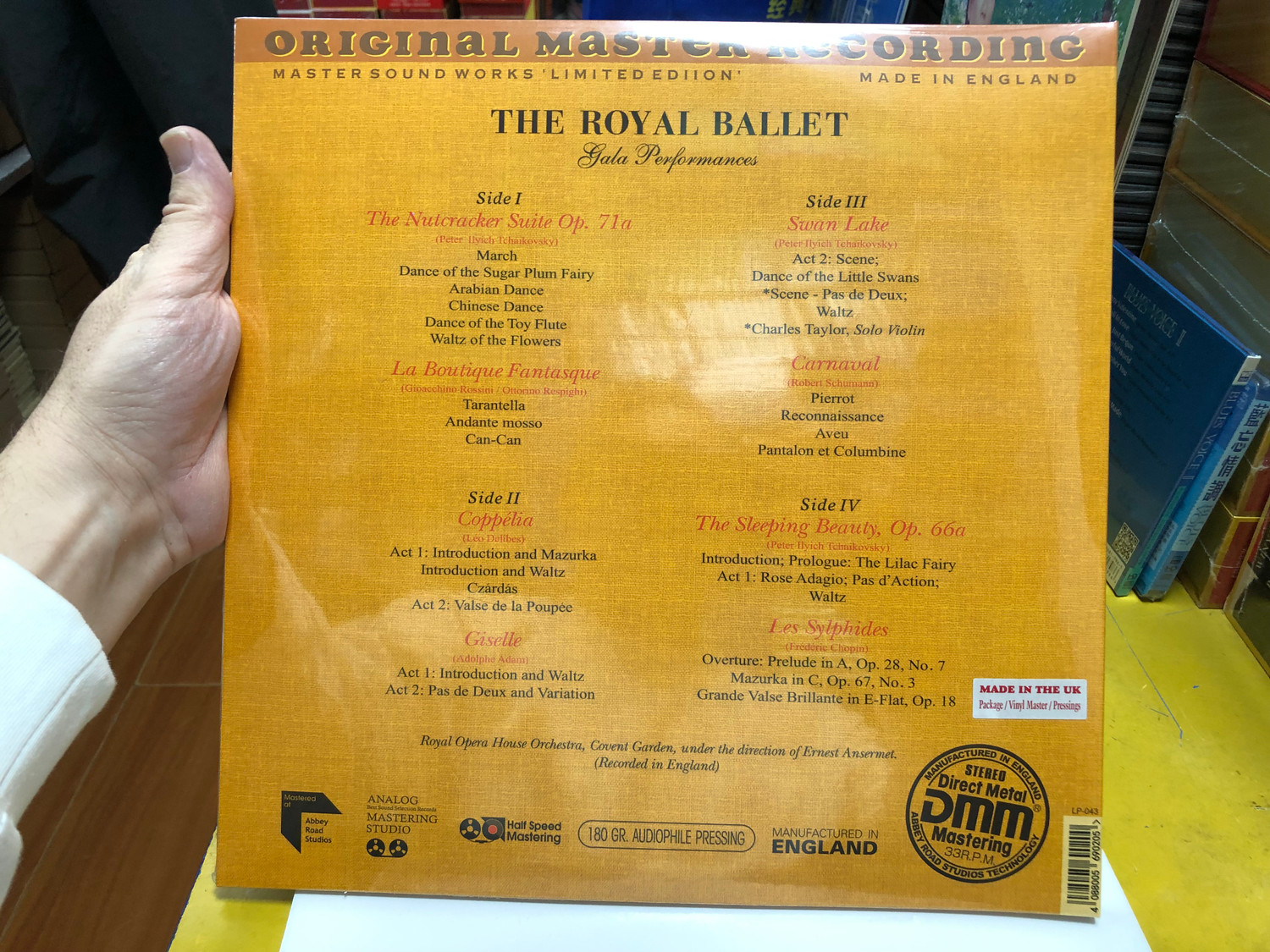 The Royal Ballet Gala Performances | Limited Edition 2x33 RPM Vinyl