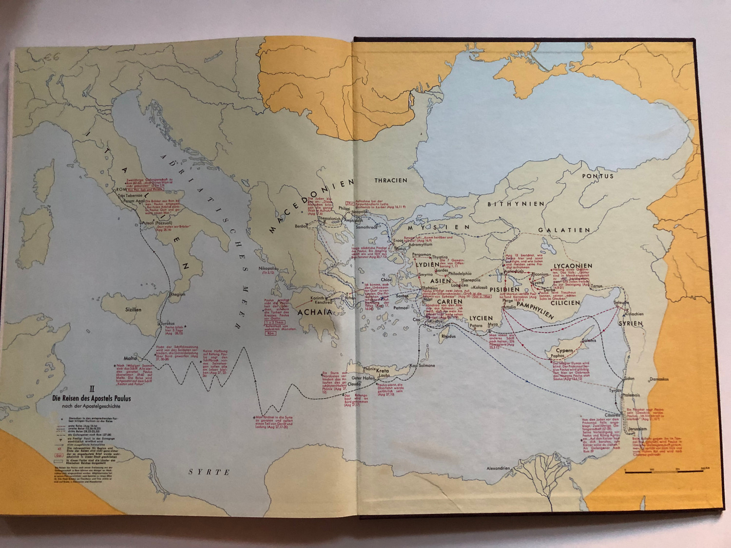 「チュービンゲン・バイブル・アトラス」大型聖書地図　　ドイツ語版 チュービンゲン・バイブル・アトラス」大型聖書地図 ドイツ語版