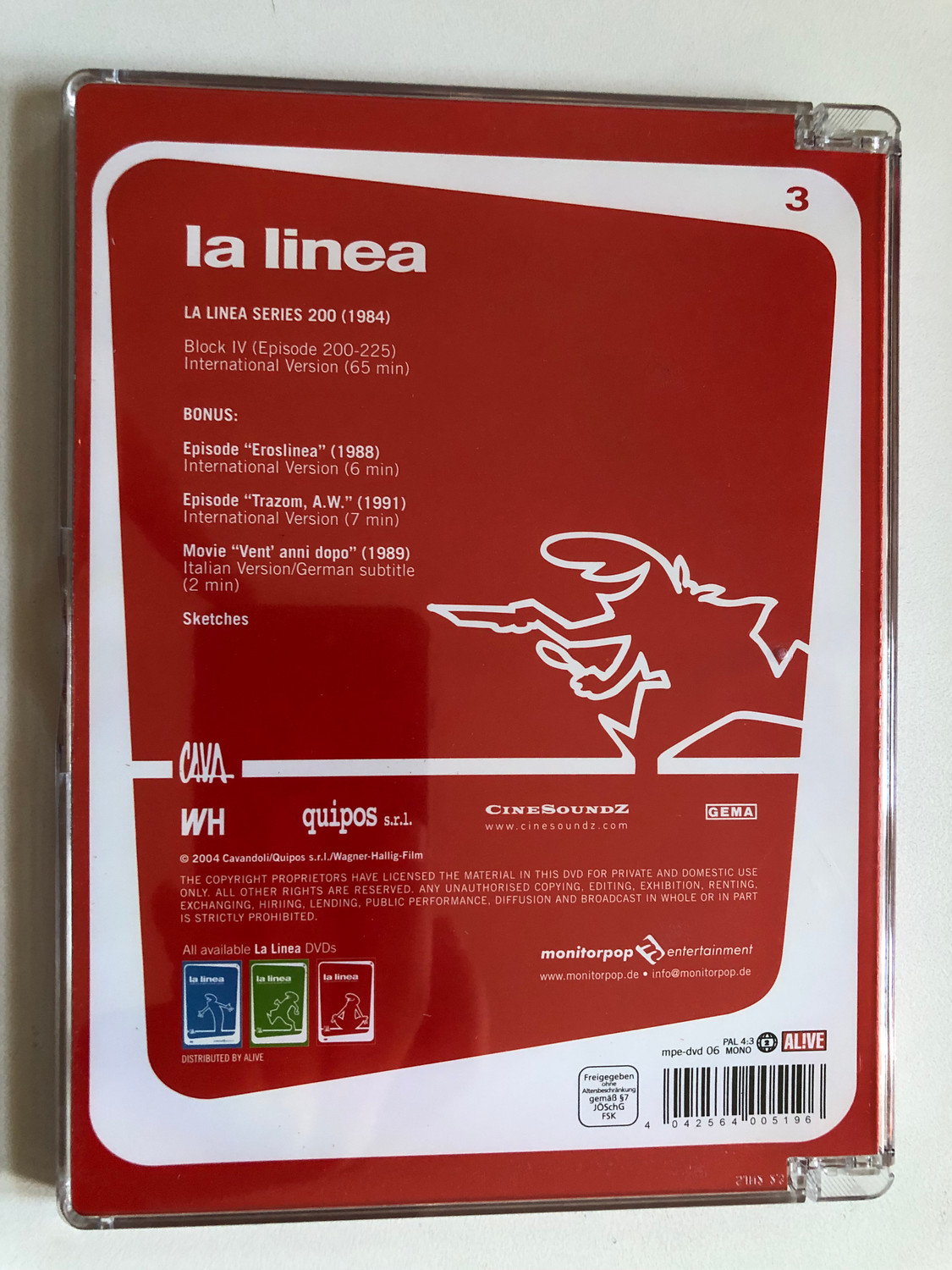 La Linea DVD – Series 200 & Bonus Content