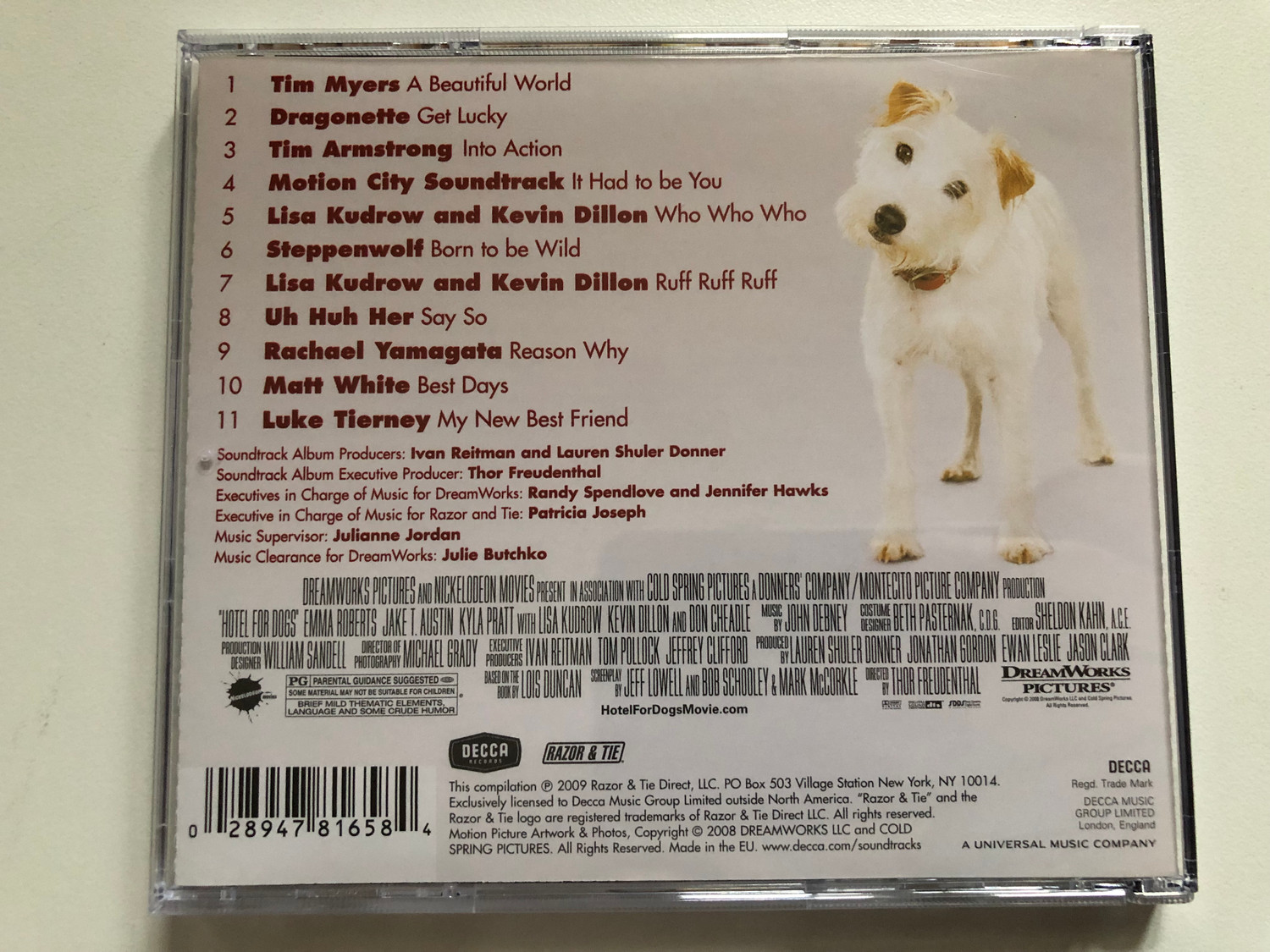Hotel for Dogs Soundtrack | Official Music Compilation CD