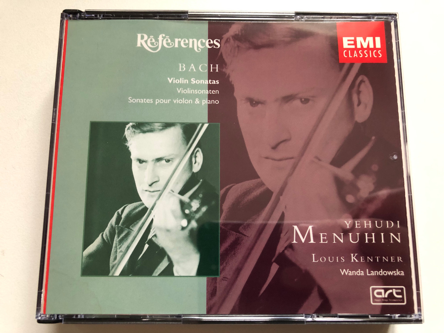 Bach: Violin Sonatas by Yehudi Menuhin | EMI Classics CD