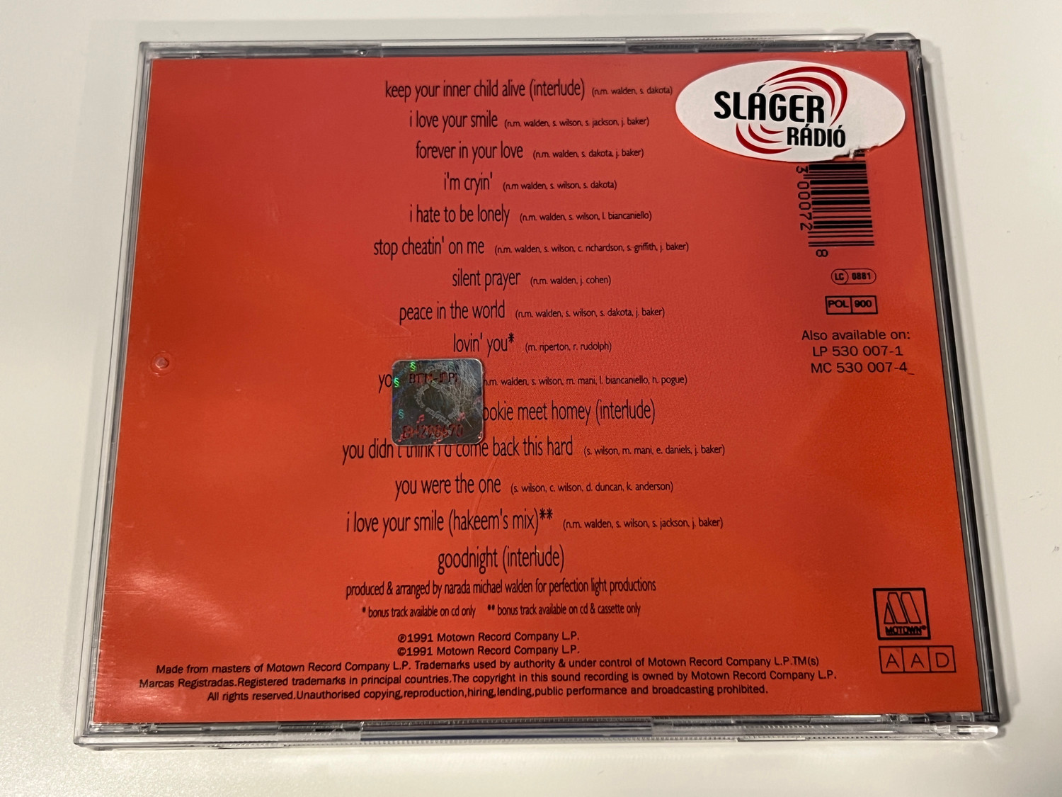 Shanice – Inner Child (Motown, 1991) Soul & R&B CD