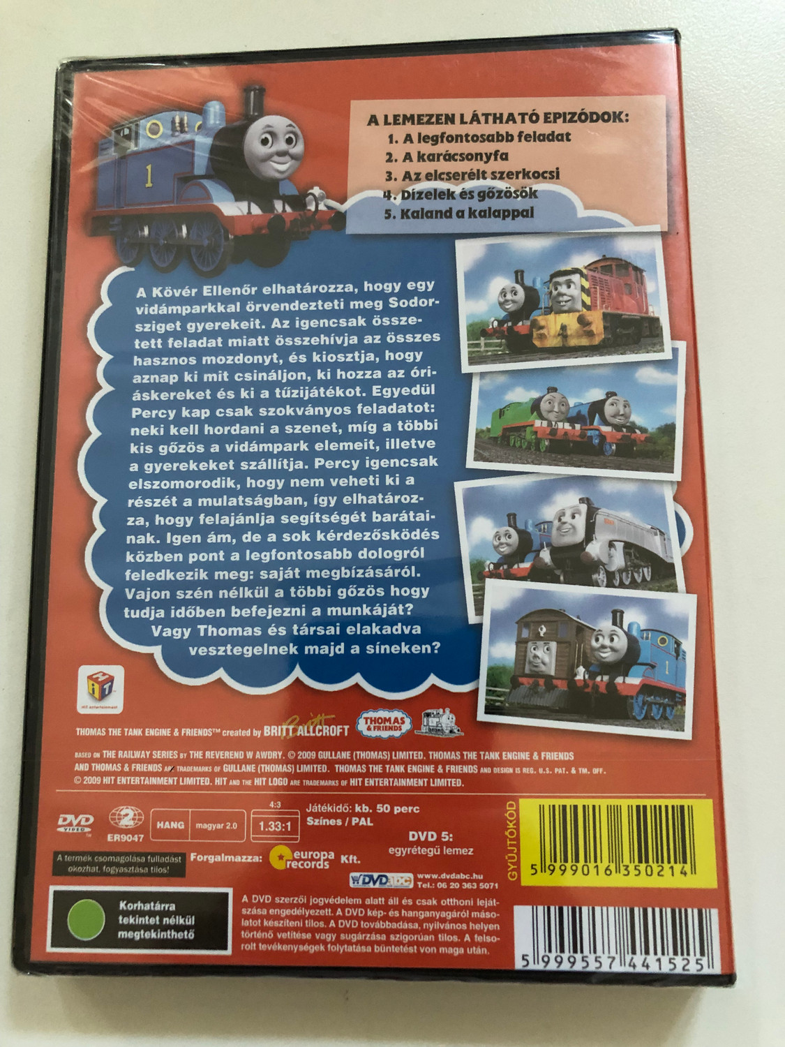 Thomas A Gőzmozdony DVD – Thomas & Friends