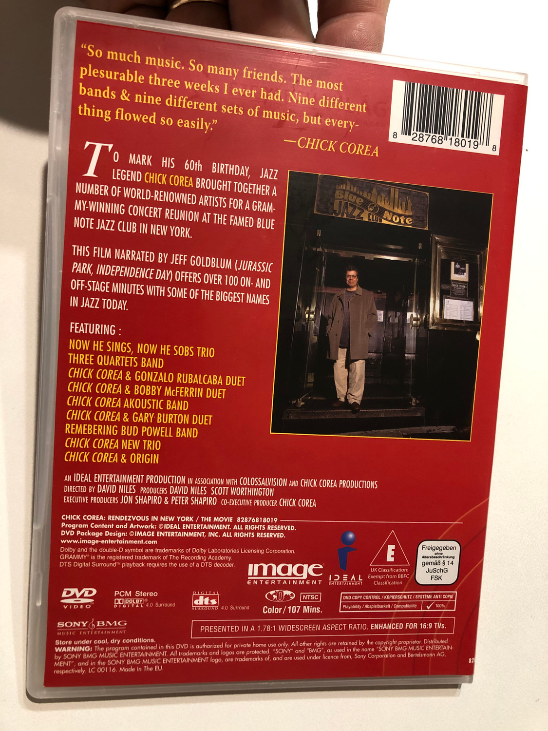 Chick Corea: Rendezvous in New York DVD – Grammy-Winning Jazz