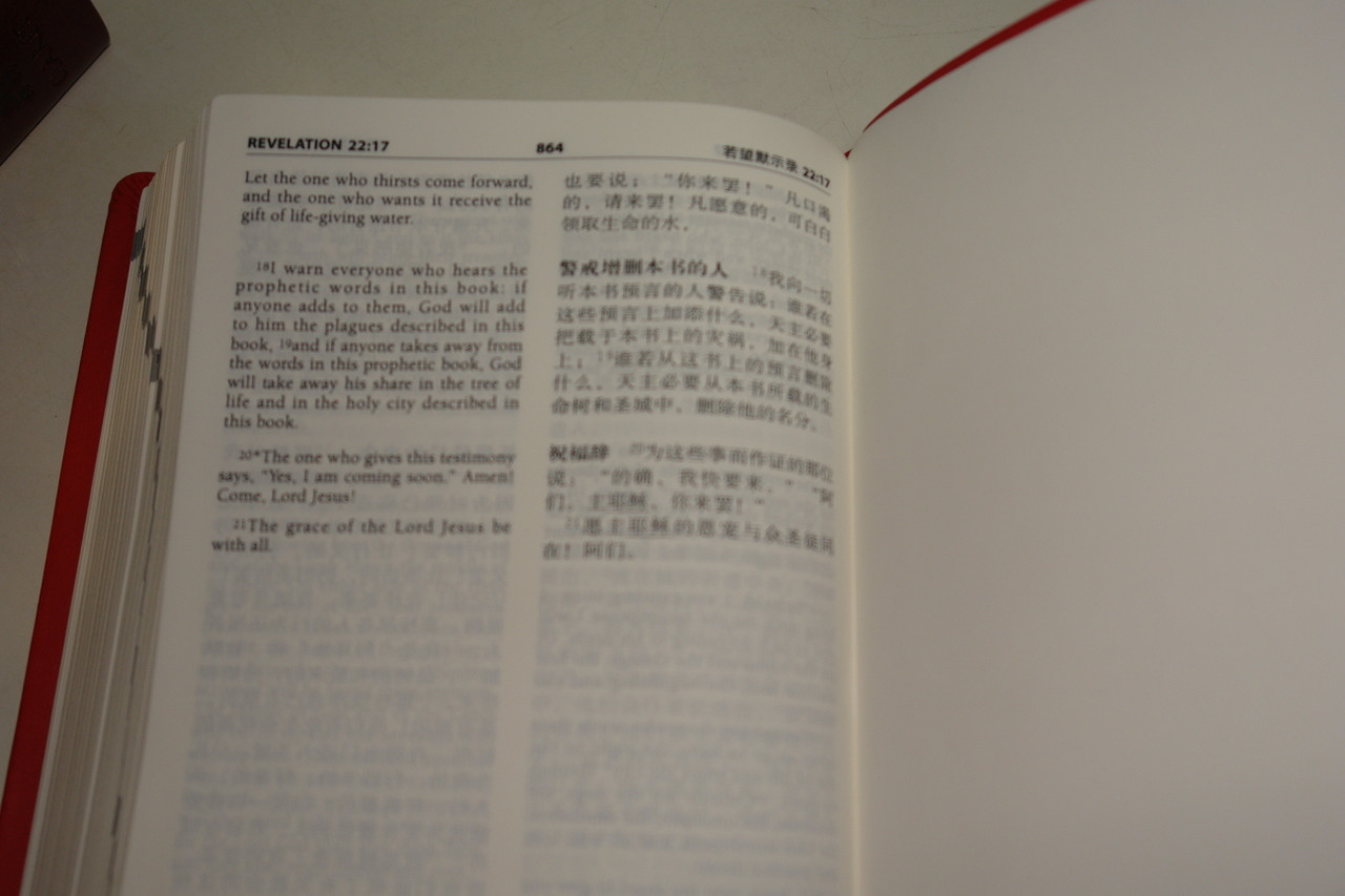 Catholic Chinese - English Bilingual New Testament